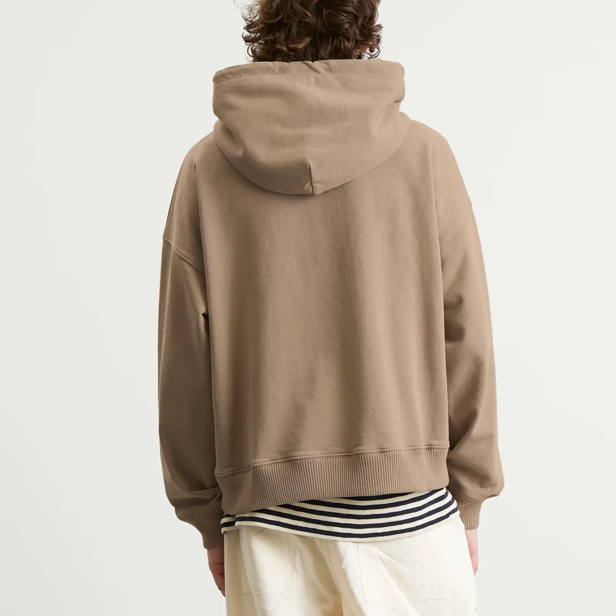 Story mfg. Men's Geo Hoodie Soft Grey