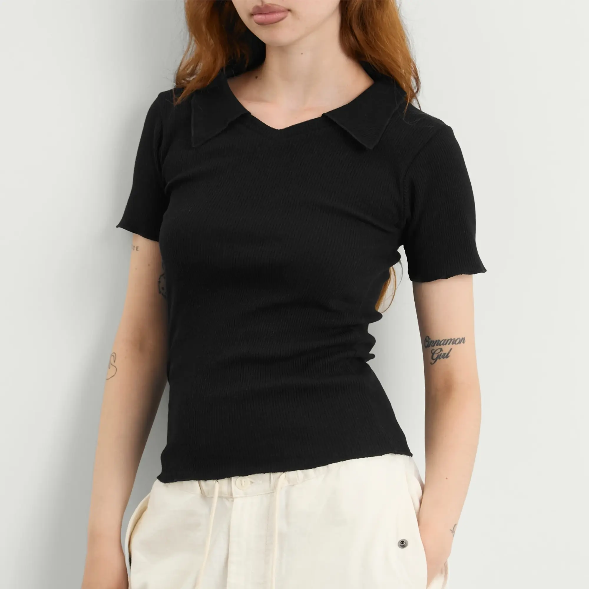 Baserange Women's Iso Polo Top Black