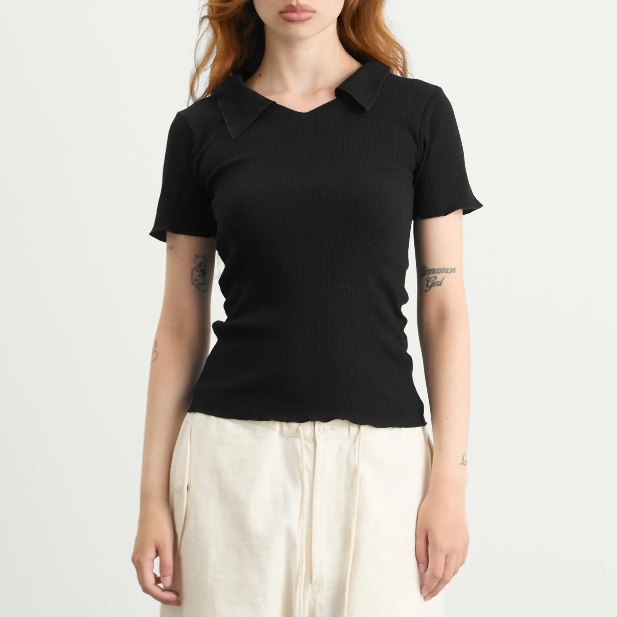 Baserange Women's Iso Polo Top Black