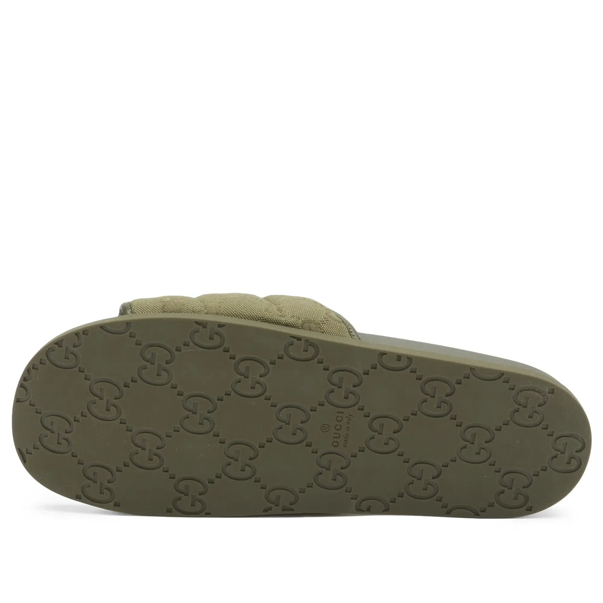 Gucci Men's Rhein Open Slide Green