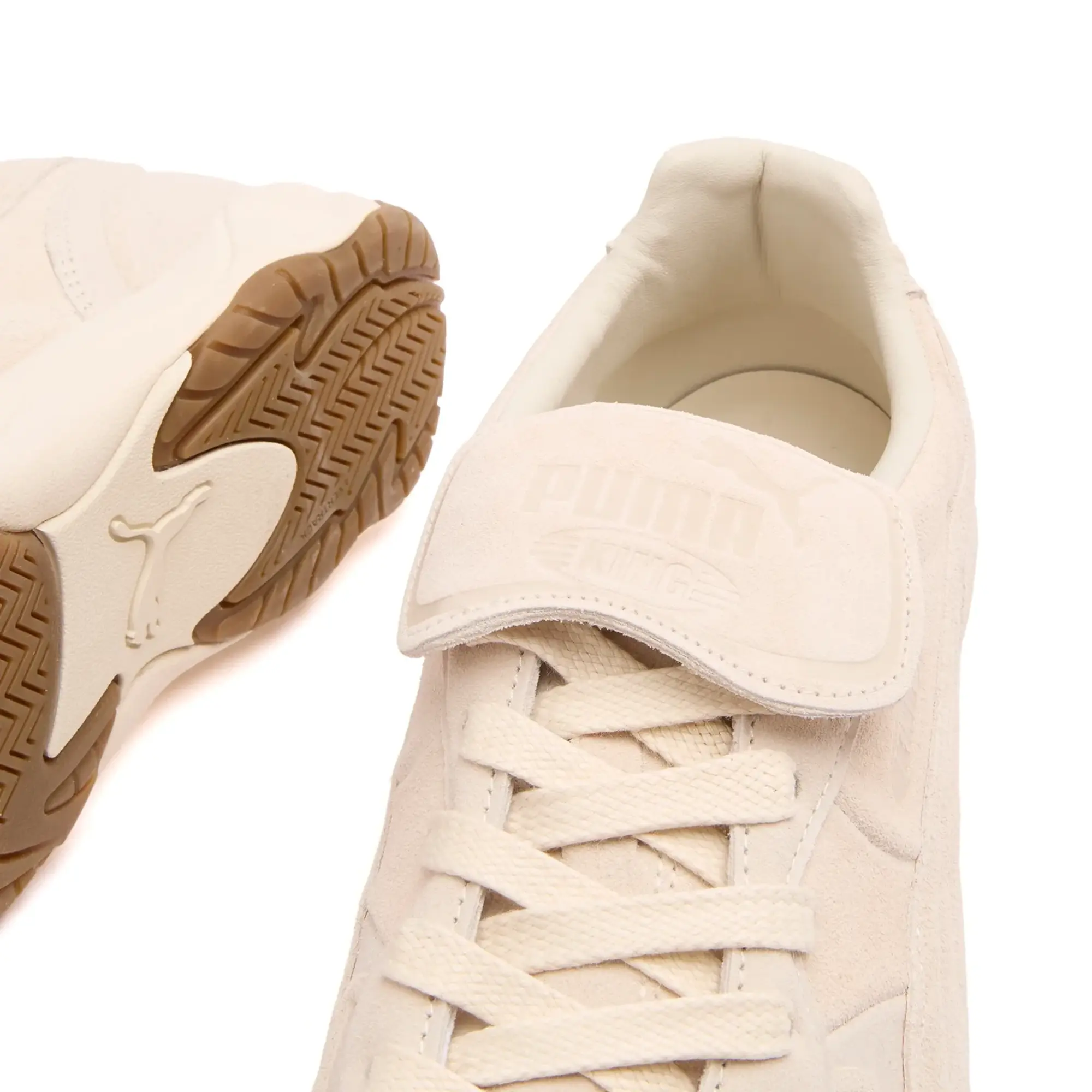 Puma King Indoor Clean Sneaker Alpine Snow