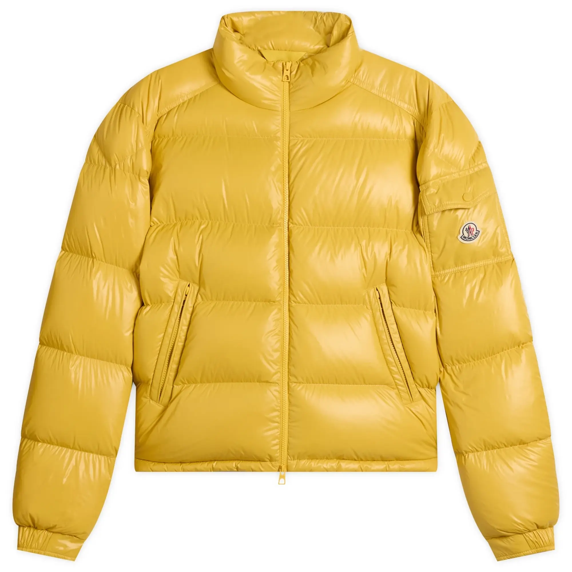 Moncler Men's Levitha Cropped Jacket Yellow