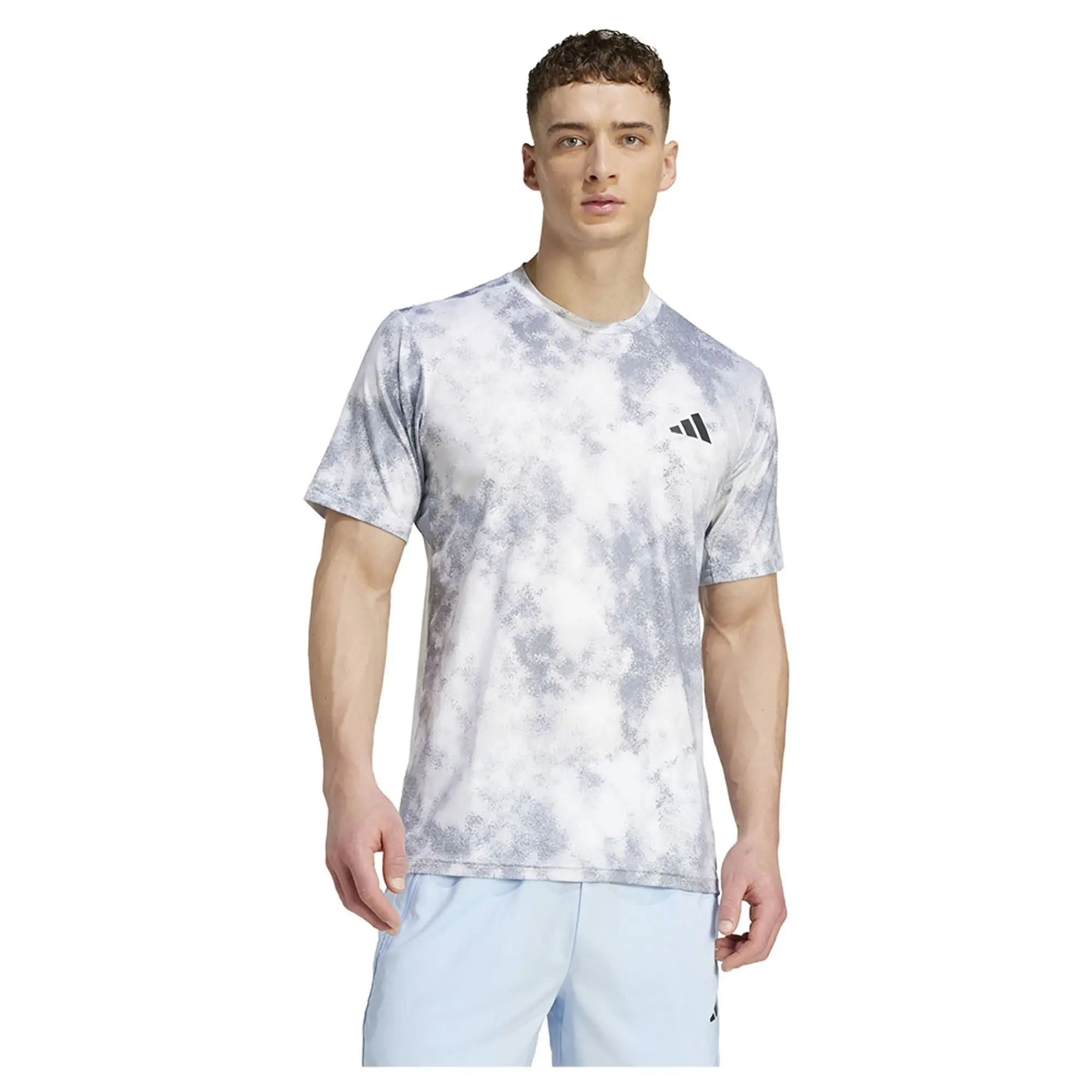Adidas Train Essentials Seasonal All Over Print Short Sleeve T-shirt