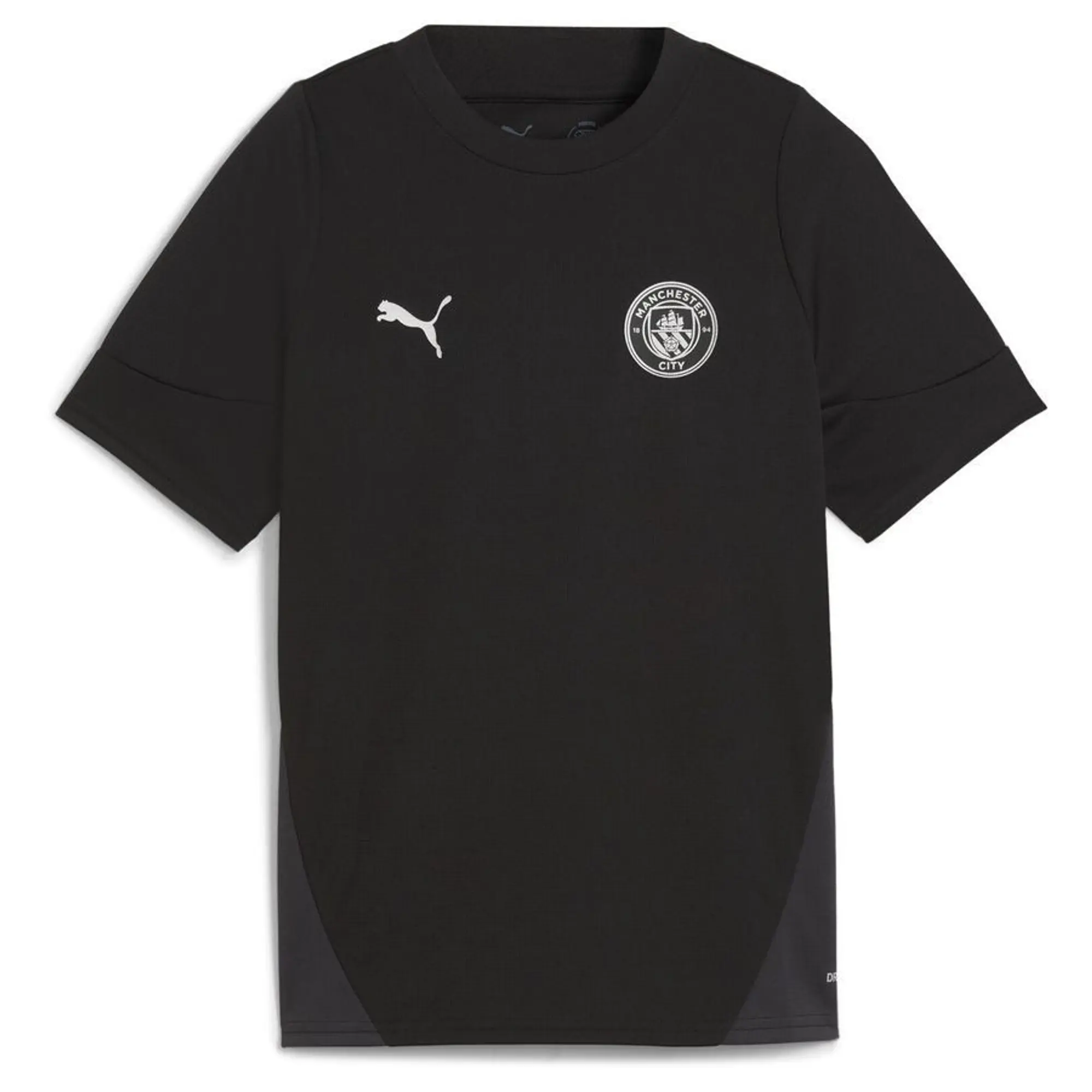 PUMA Manchester City Training Jersey Youth, Black/Silver