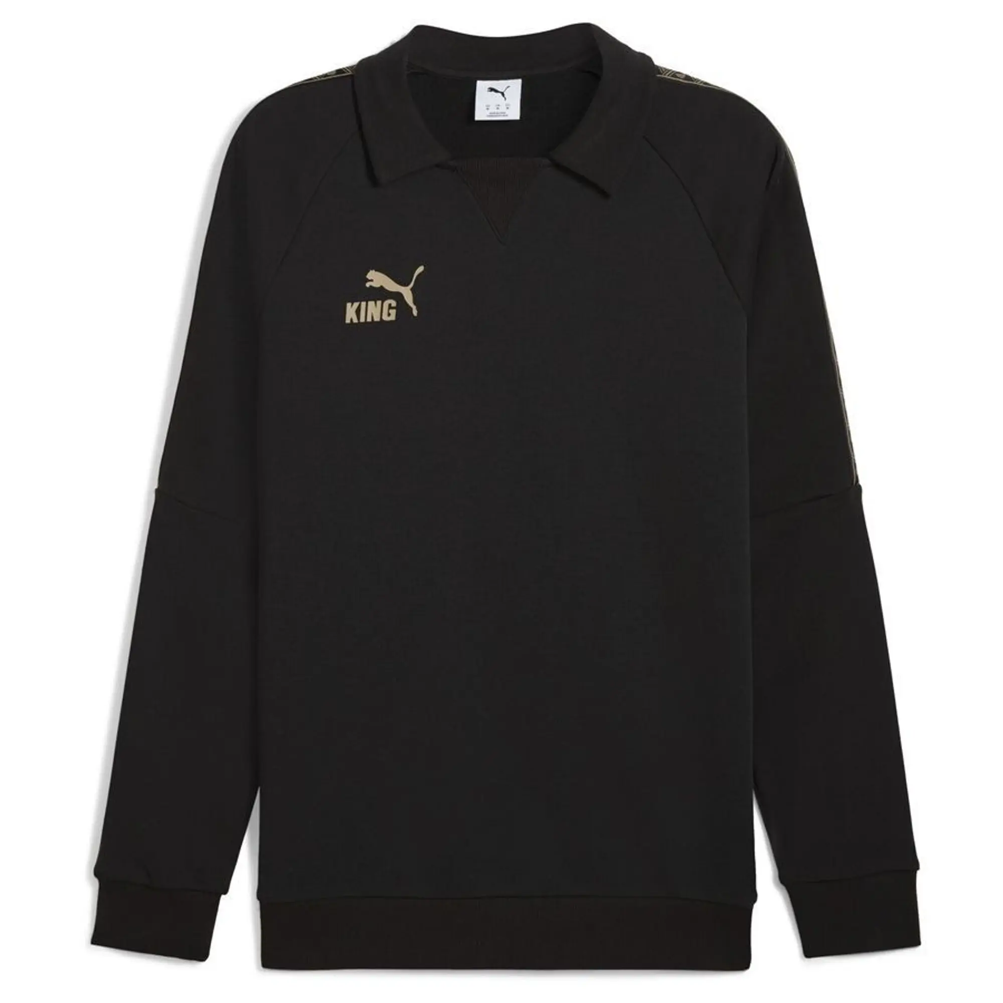 PUMA King Drill Football Top Shirt Men, Black/Gold