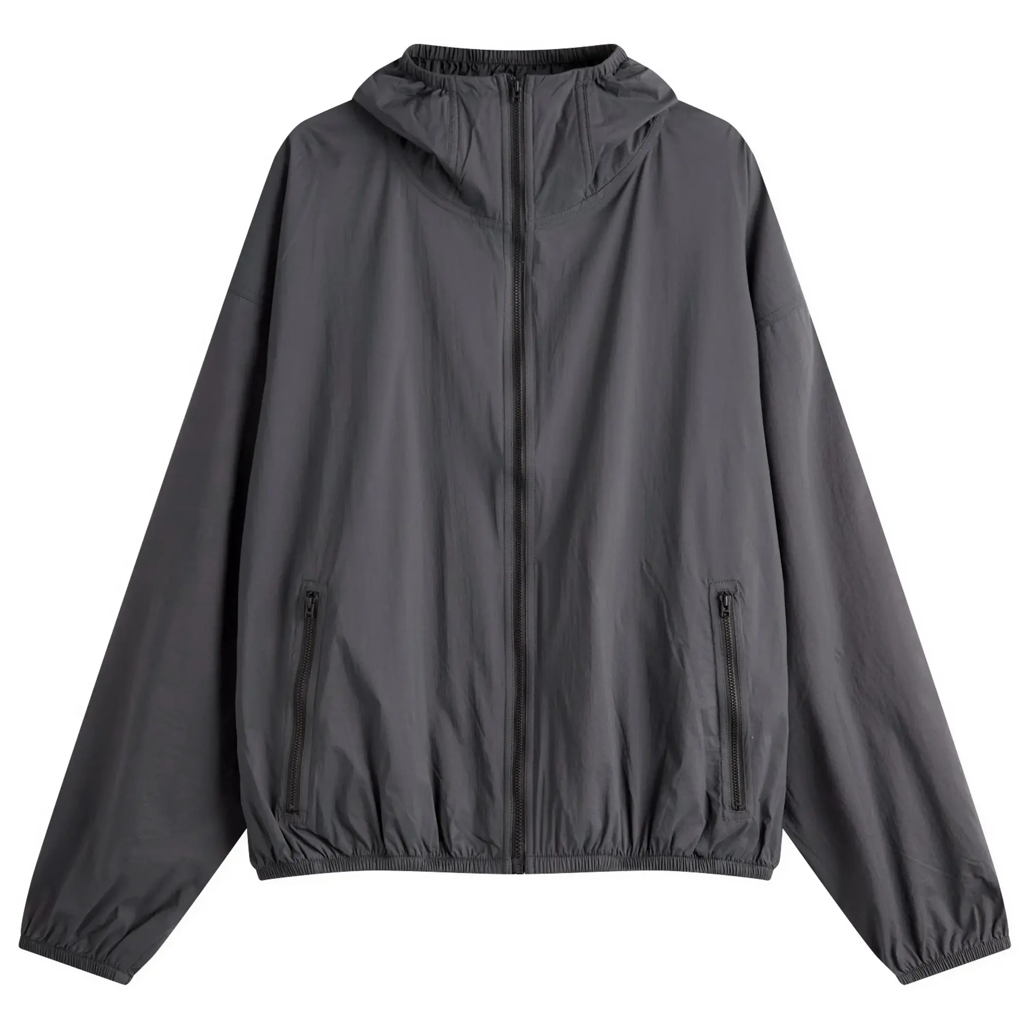 The North Face Men's Redbox Packable Hooded Wind Jacket Obsidian