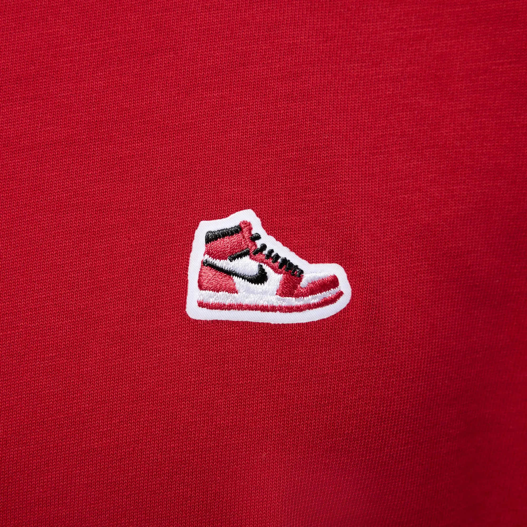 Nike Jordan Brand Men's Sneaker Patch T-Shirt - Red
