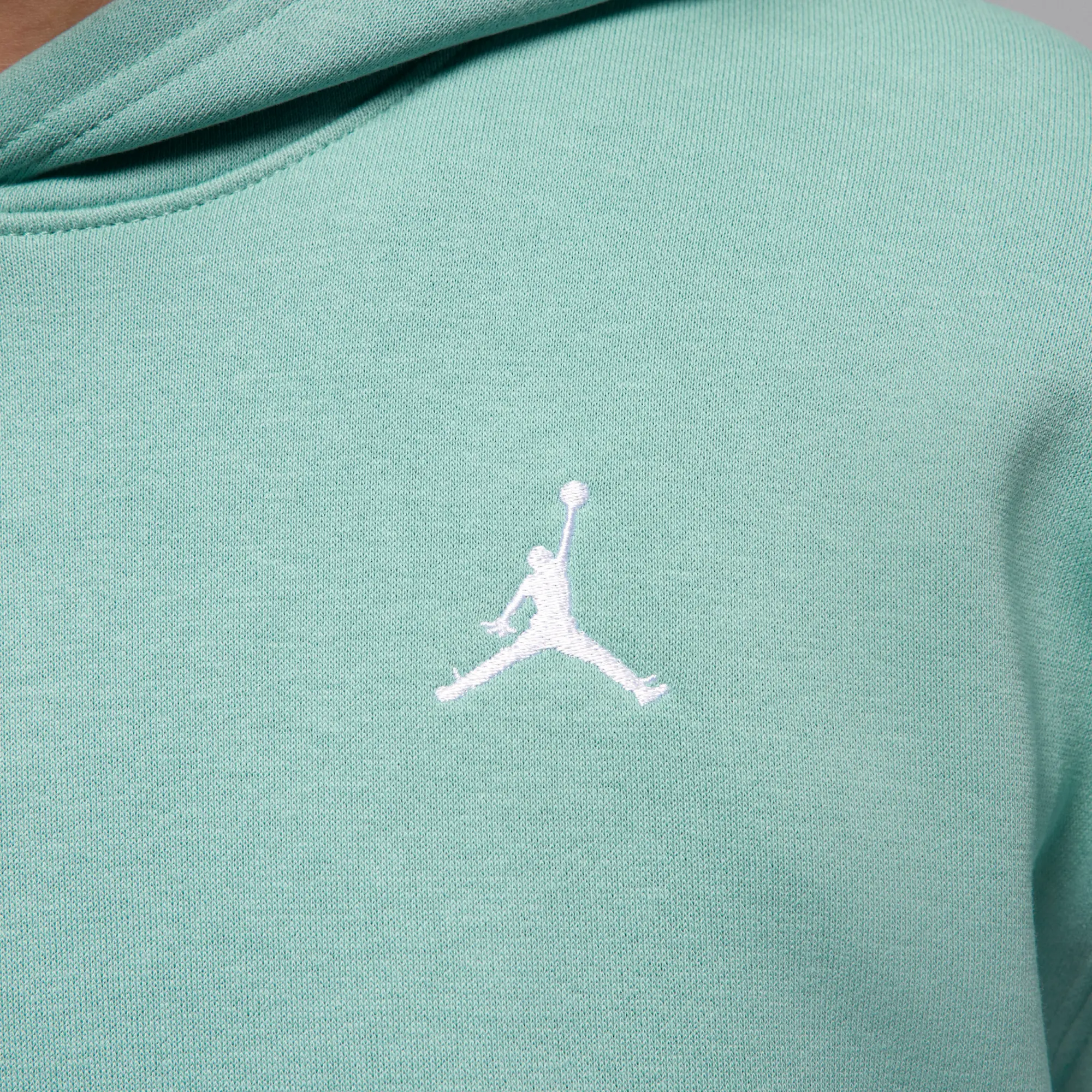 Nike Jordan Brooklyn Fleece Women's Pullover Hoodie - Green - Fleece