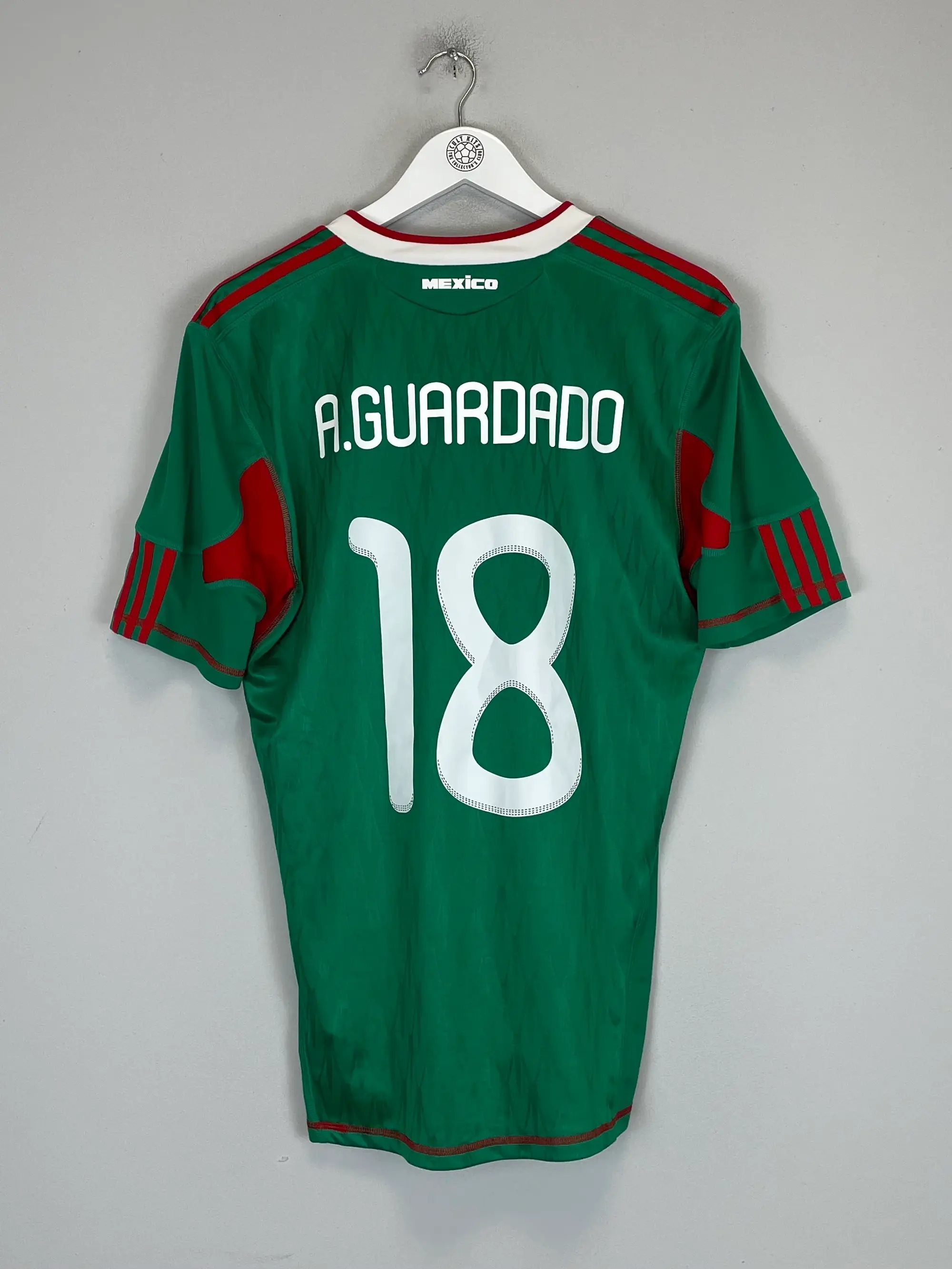 2010 MEXICO A.GUARDADO #18 HOME SHIRT (M) ADIDAS | Cult Kits
