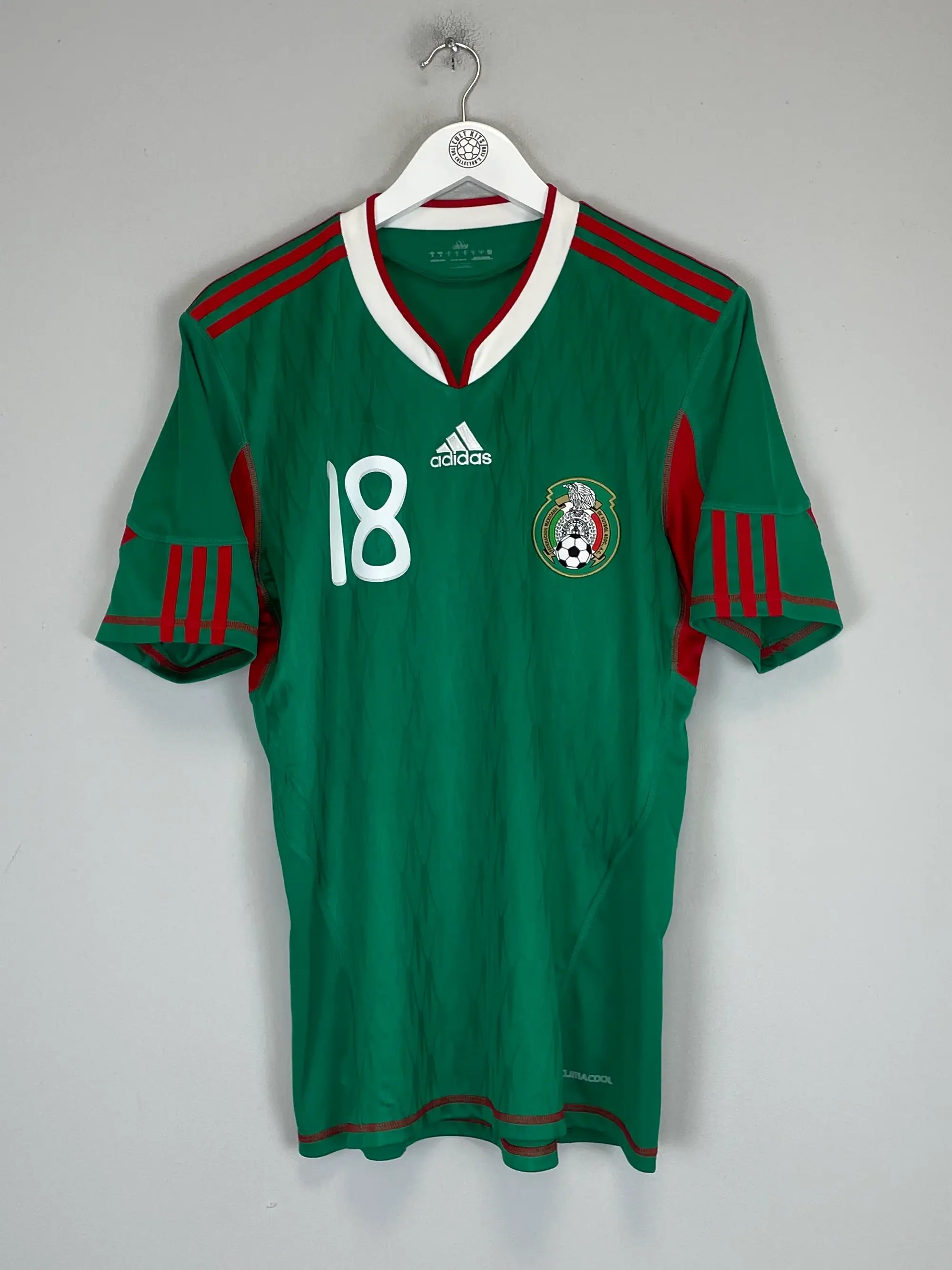 2010 MEXICO A.GUARDADO #18 HOME SHIRT (M) ADIDAS | Cult Kits