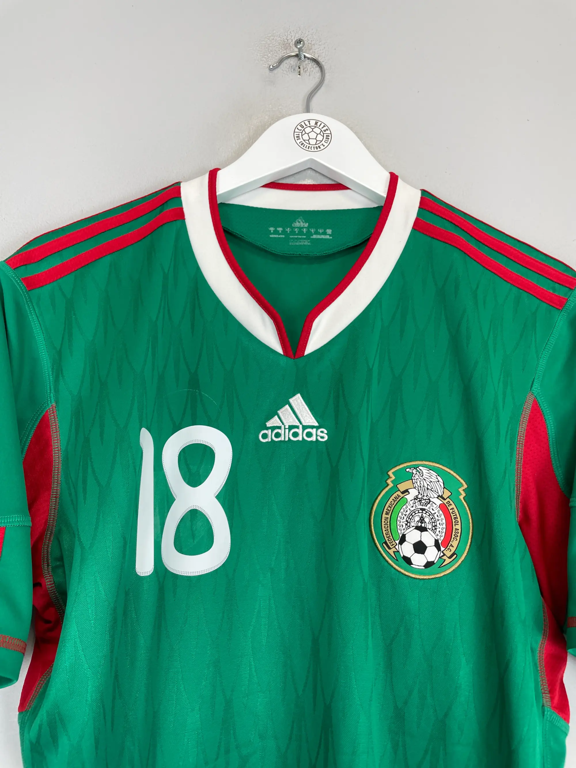 2010 MEXICO A.GUARDADO #18 HOME SHIRT (M) ADIDAS | Cult Kits