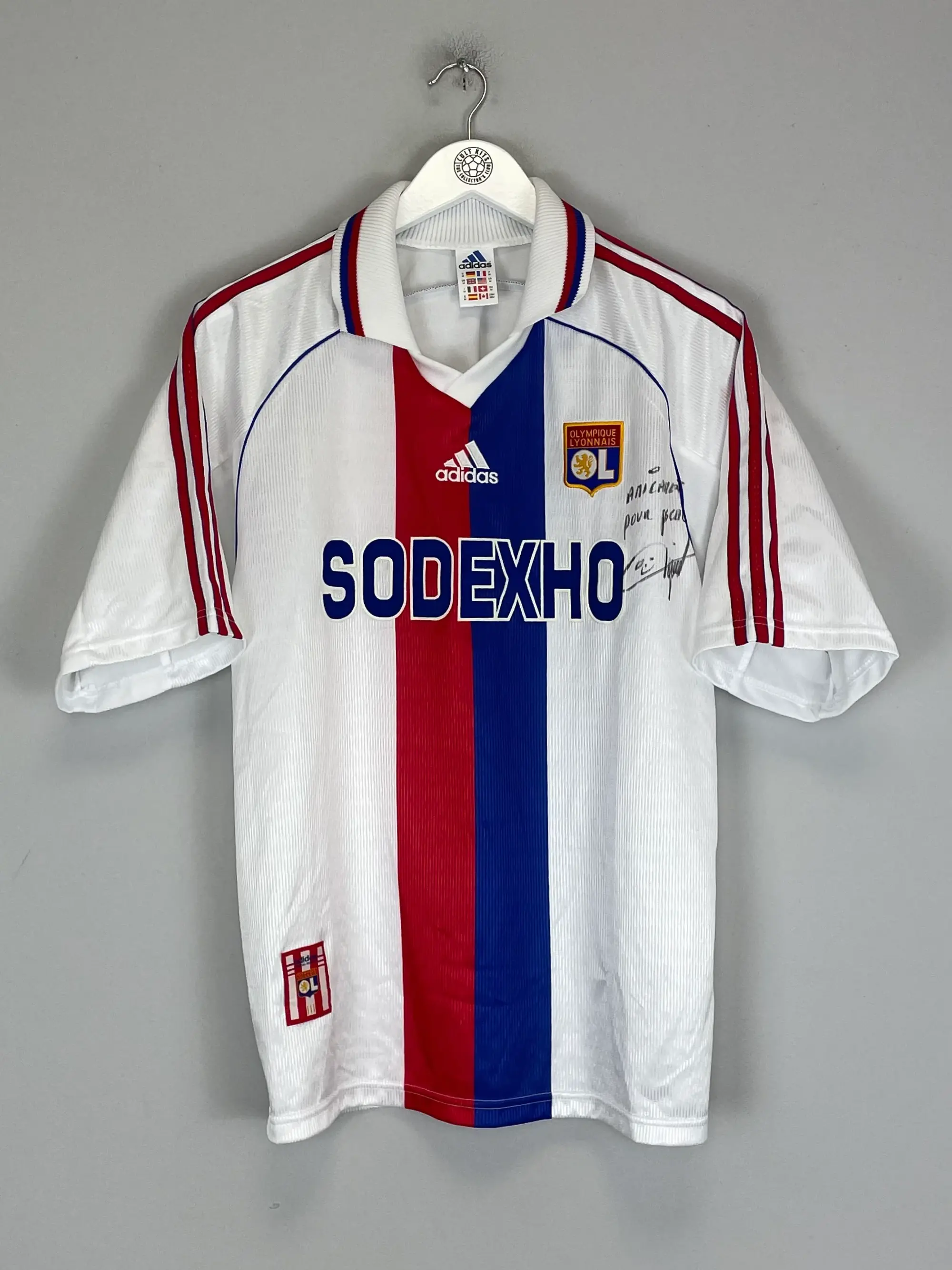 1998/99 LYON *SIGNED* HOME SHIRT (M) ADIDAS | Cult Kits