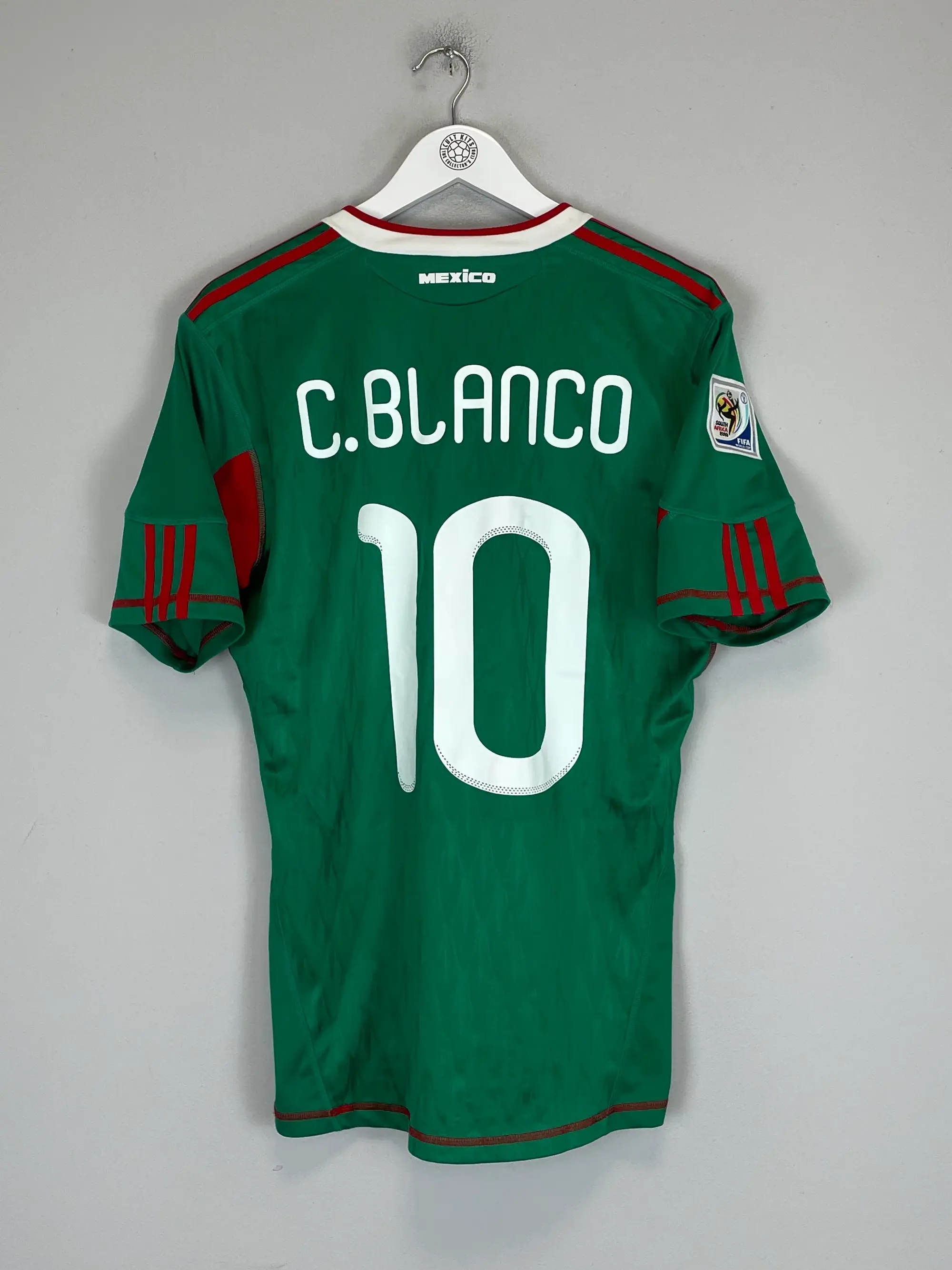 2010 MEXICO C.BLANCO #10 HOME SHIRT (M) ADIDAS | Cult Kits
