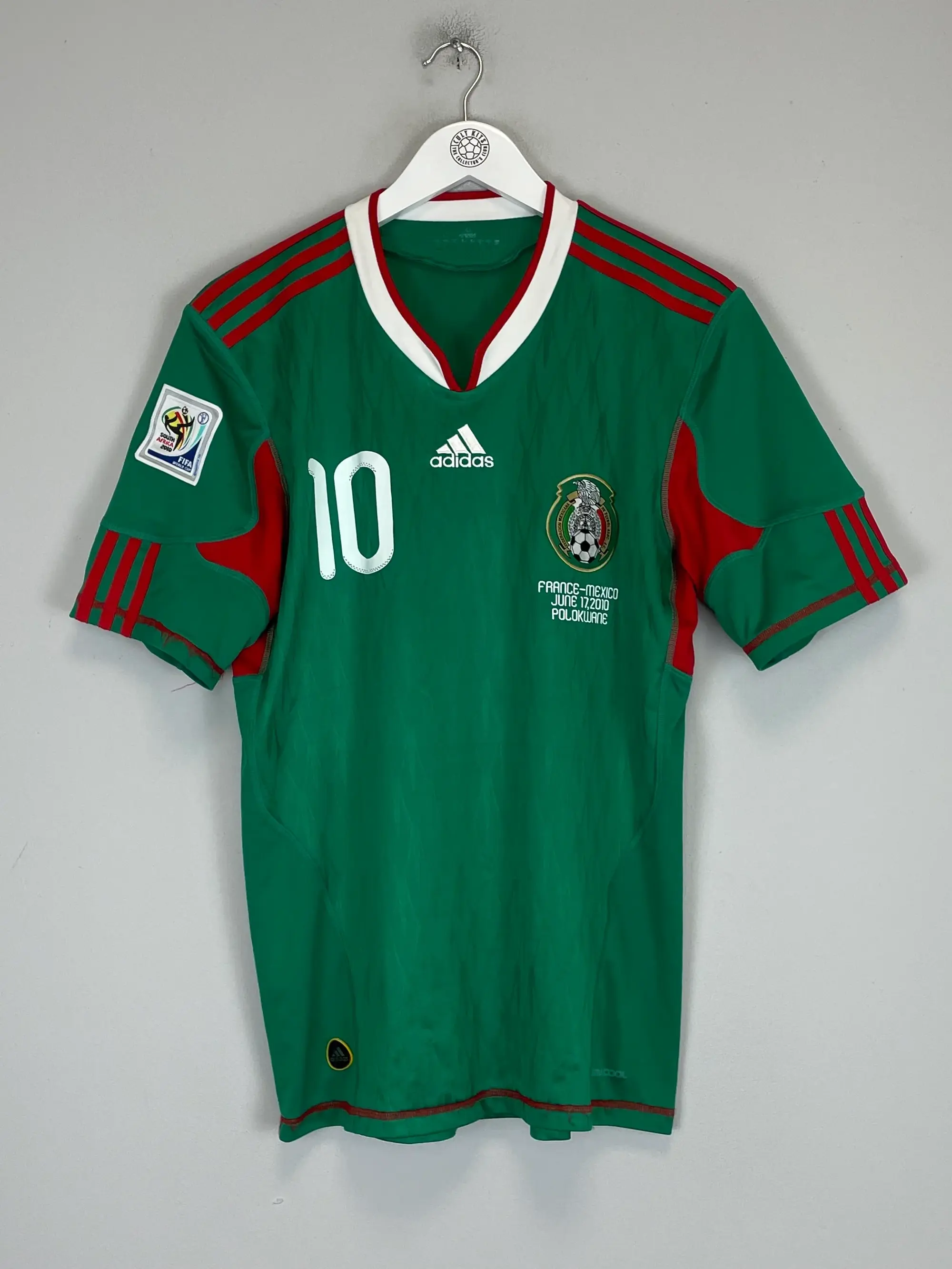 2010 MEXICO C.BLANCO #10 HOME SHIRT (M) ADIDAS | Cult Kits