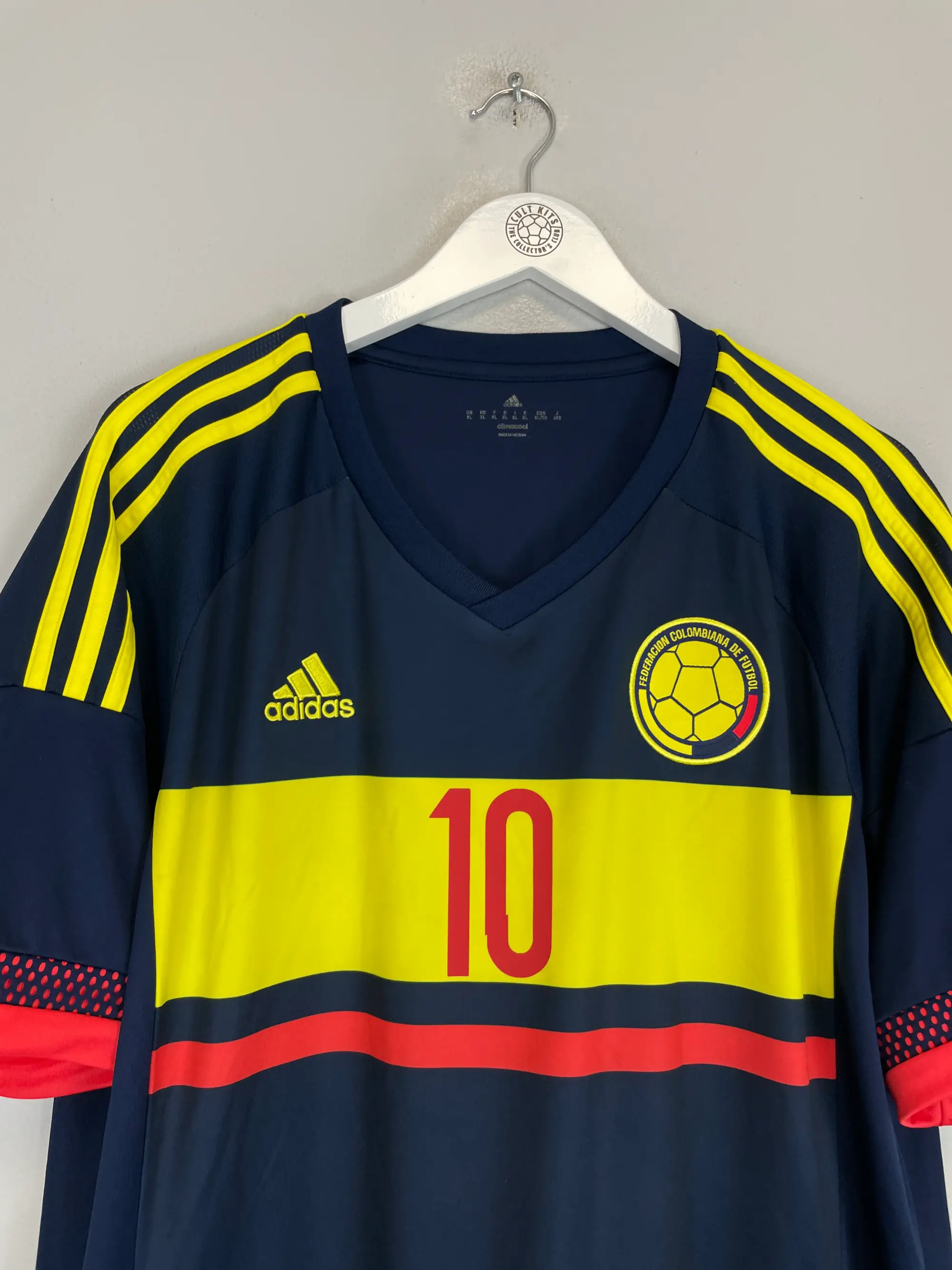 2015/16 COLOMBIA JAMES #10 AWAY SHIRT (XL) ADIDAS | Cult Kits