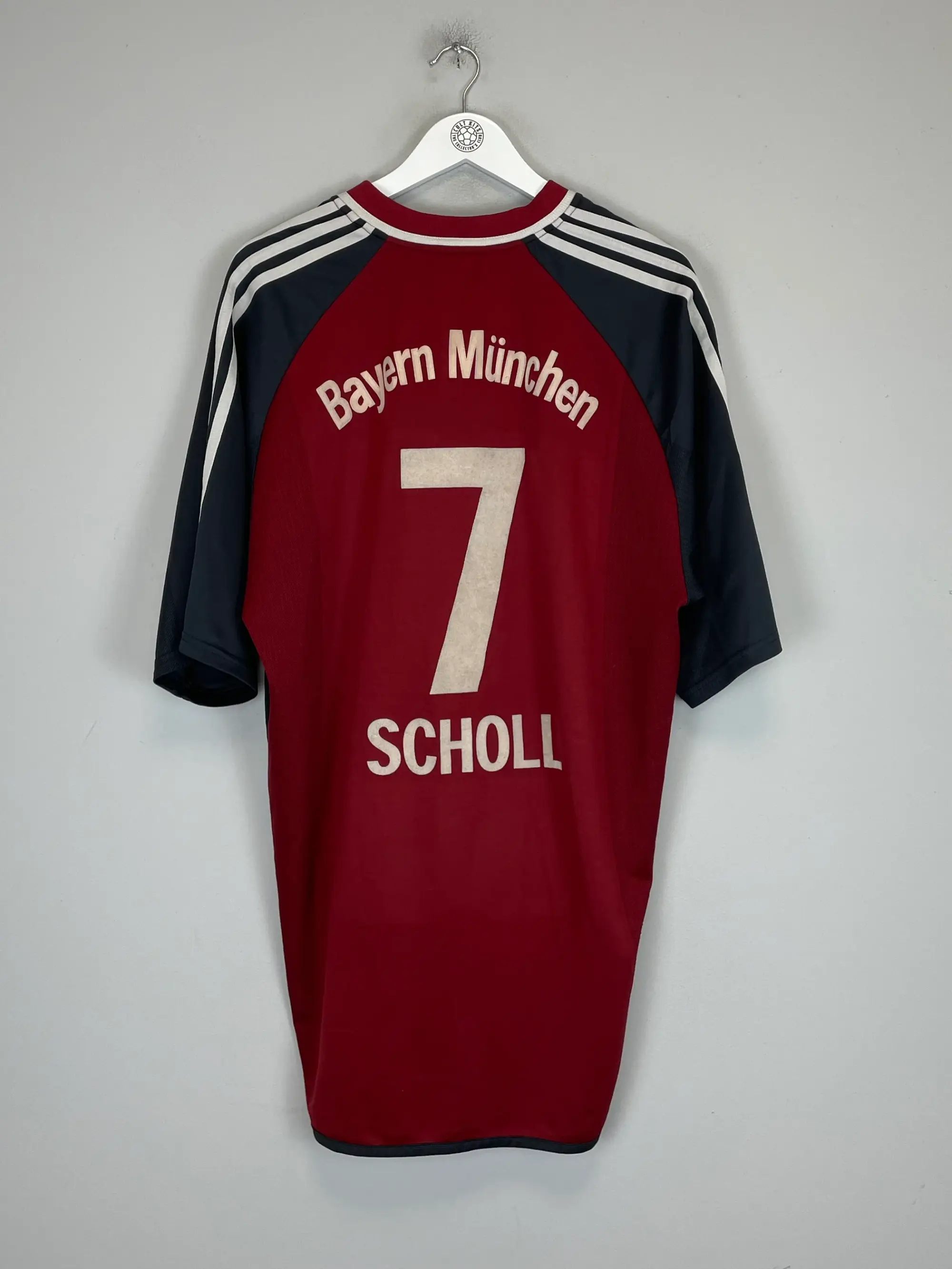 2001/02 BAYERN MUNICH SCHOLL #7 HOME SHIRT (XXL) ADIDAS | Cult Kits