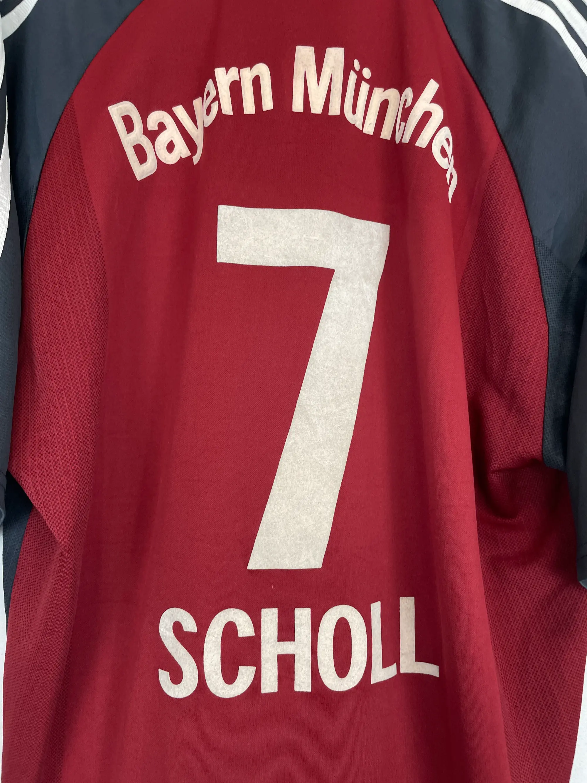 2001/02 BAYERN MUNICH SCHOLL #7 HOME SHIRT (XXL) ADIDAS | Cult Kits