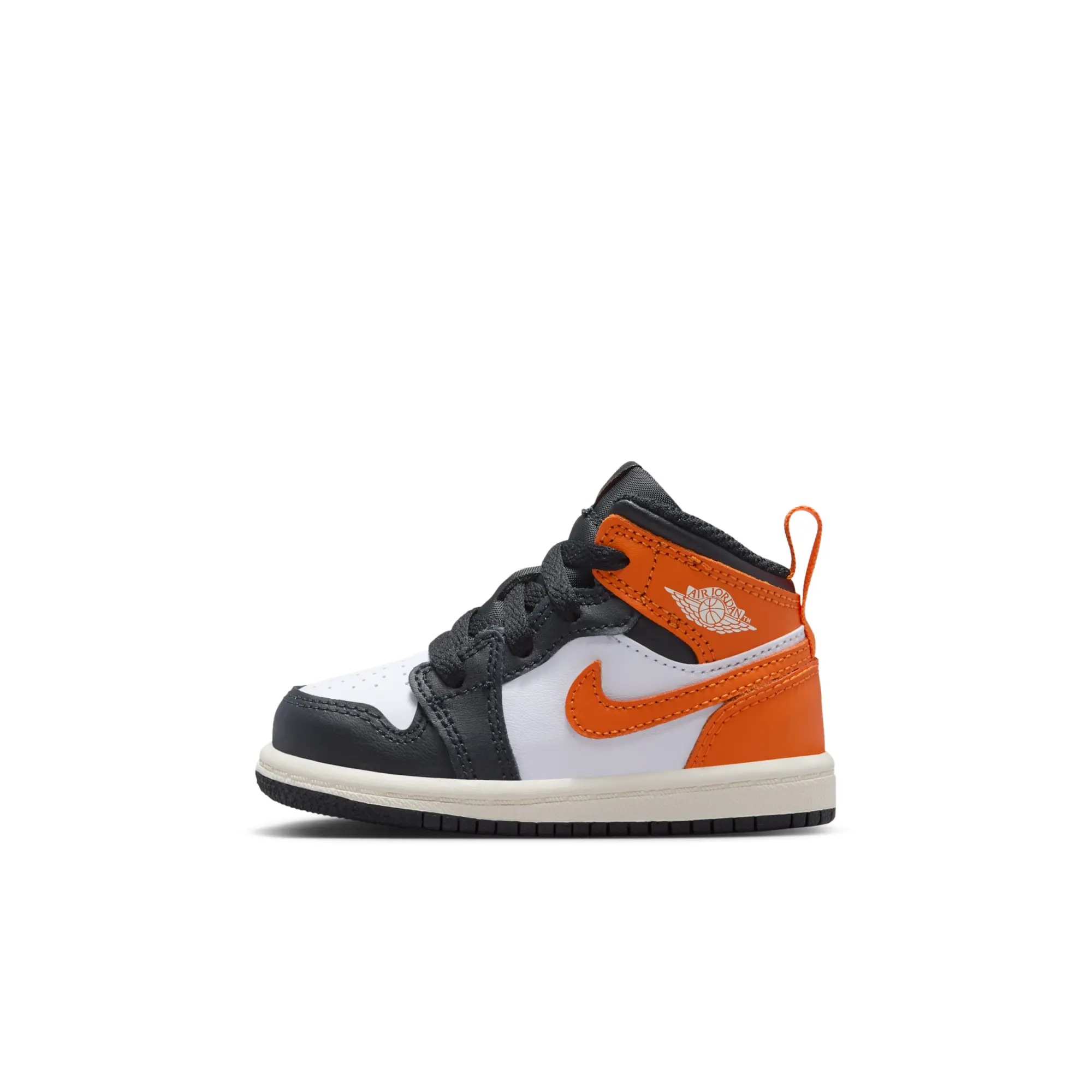 Nike Jordan 1 Mid Baby/Toddler Shoes - Orange