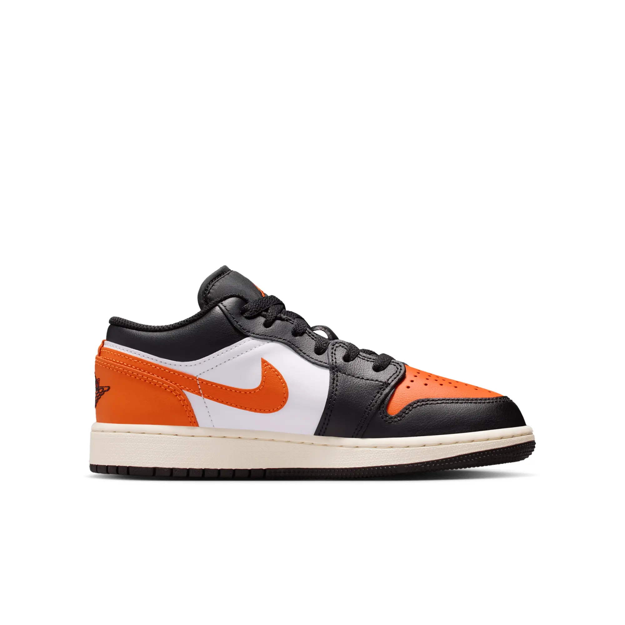 Nike Jordan Nike Air Jordan 1 Low Older Kids' Shoes - Black
