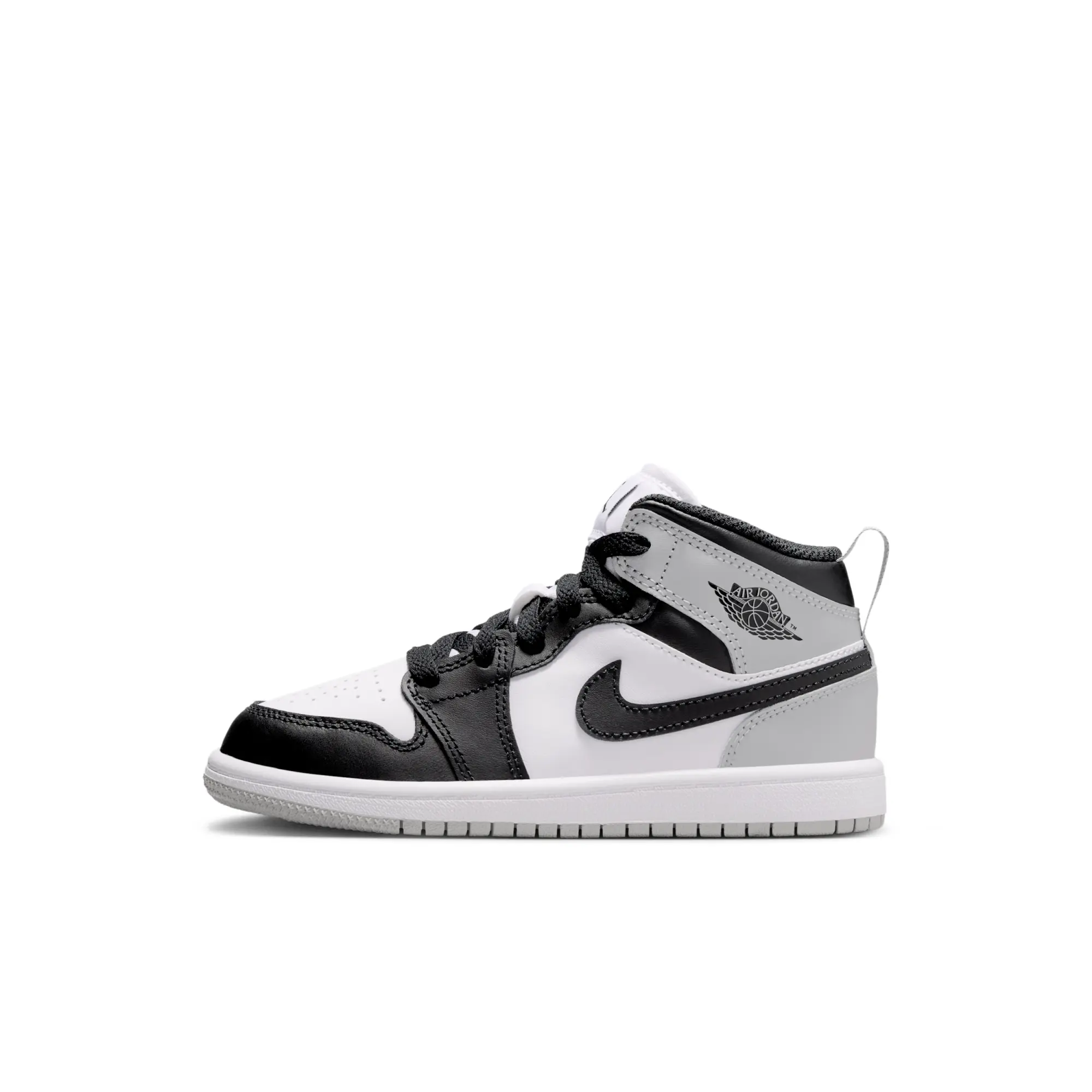 Nike Jordan 1 Mid Younger Kids' Shoes - White