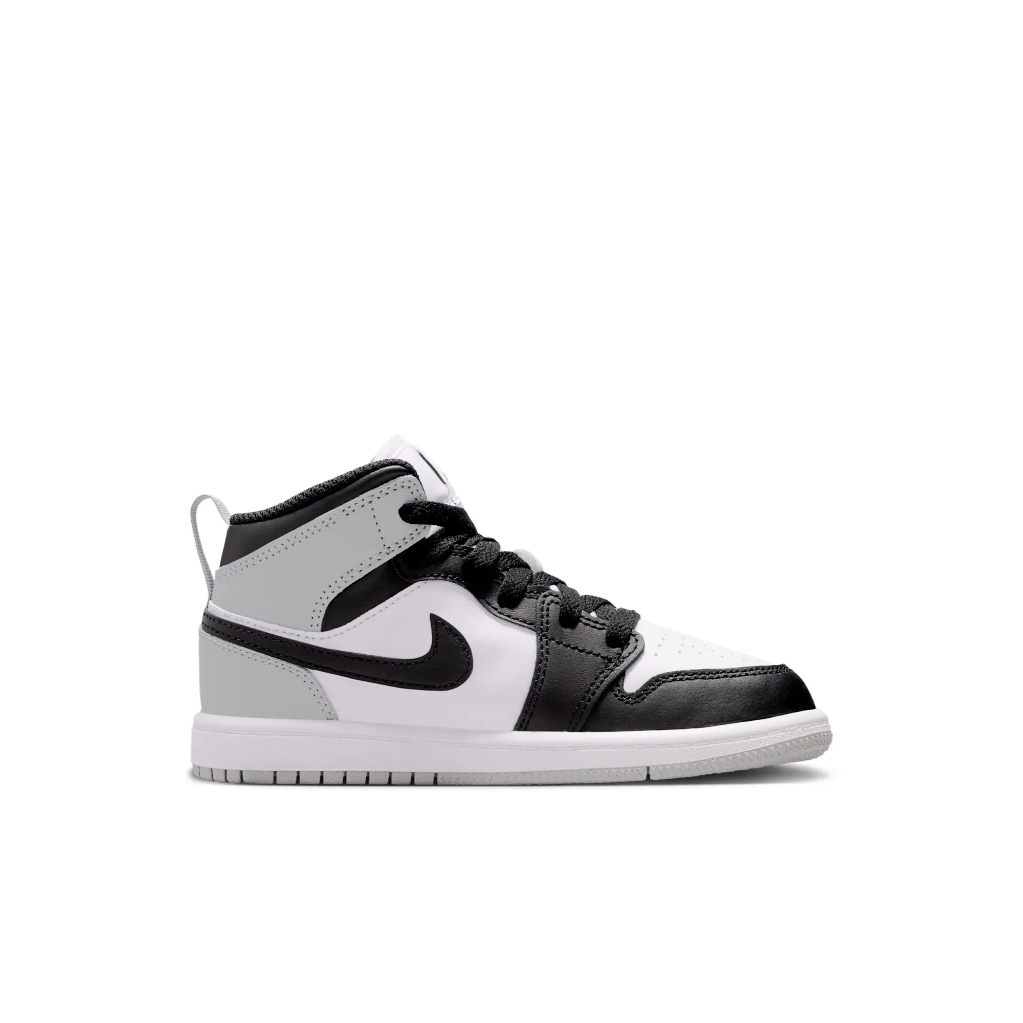 Nike Jordan 1 Mid Younger Kids' Shoes - White
