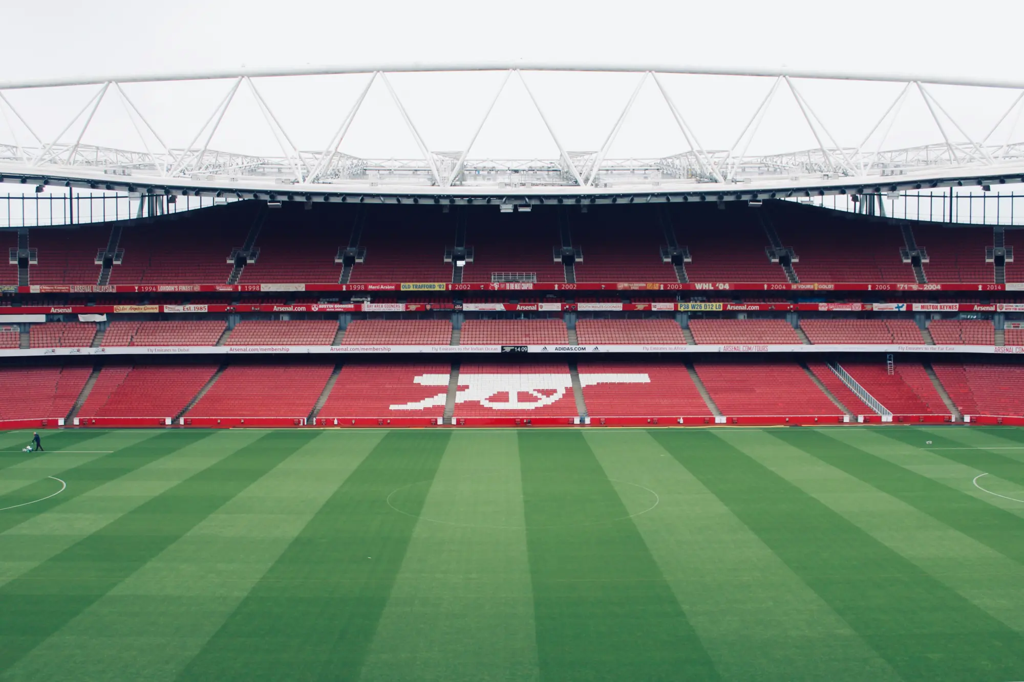 Arsenal v Brighton & Hove Albion Cannon Club | Front 6 Rows 2025-12-27