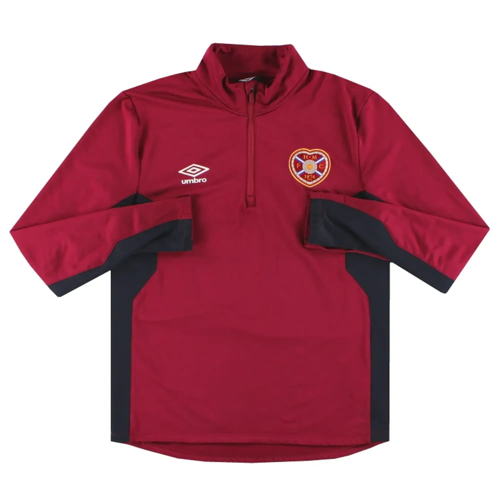2017-18 Hearts Umbro 1/4 Zip Training Top M - Hearts / Excellent / Medium