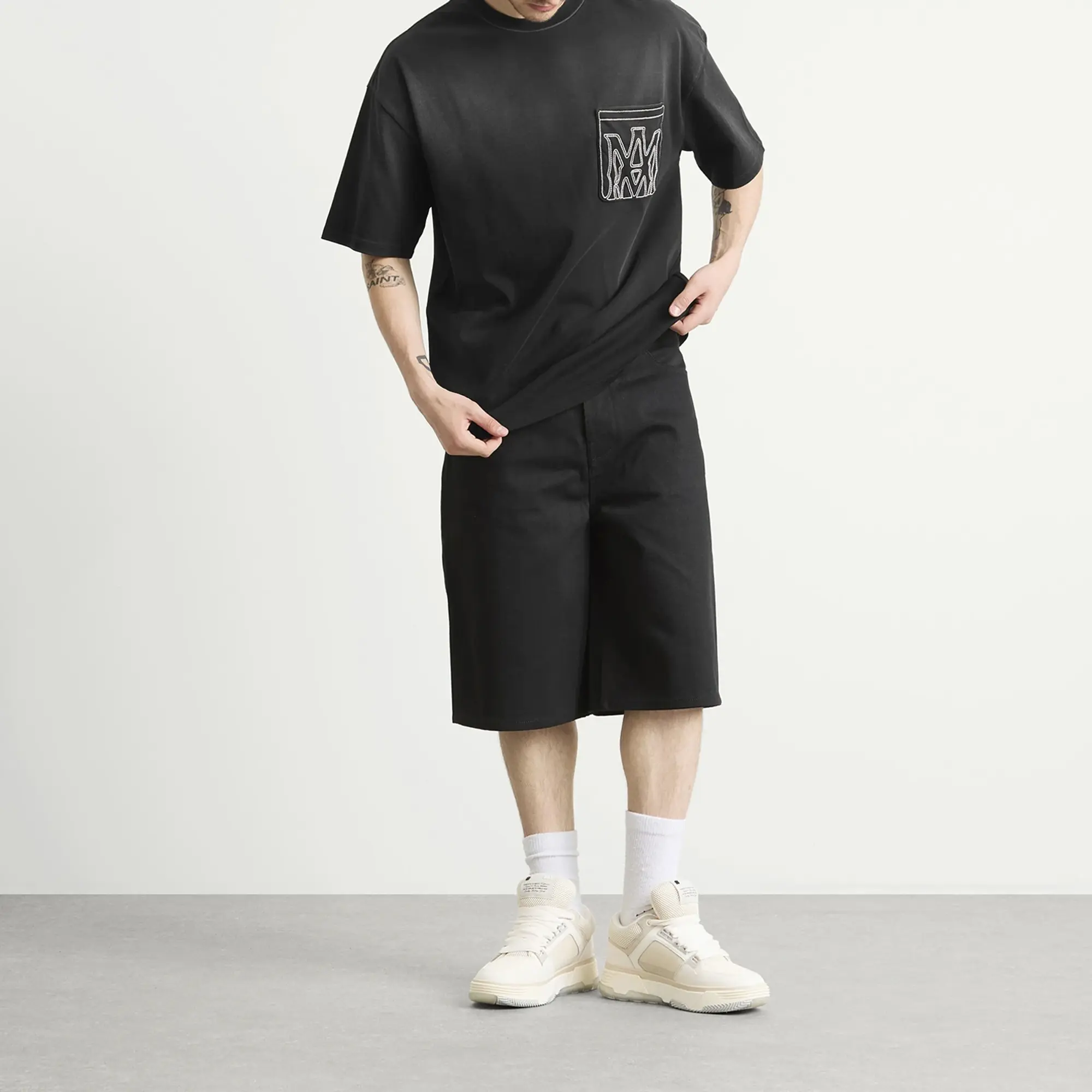 AMIRI Men's MA Outline Oversized Tee Black