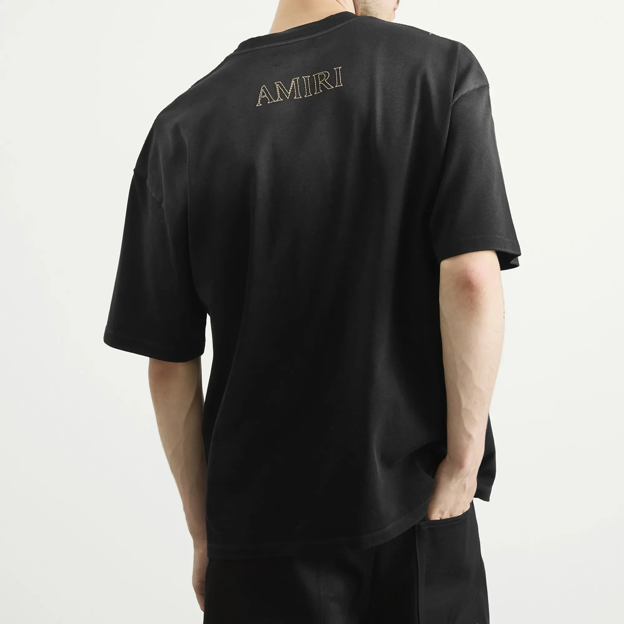 AMIRI Men's MA Outline Oversized Tee Black