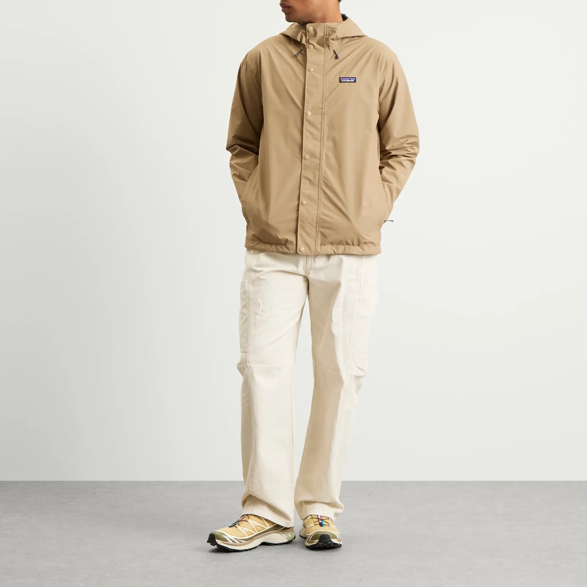 Patagonia Men's Jackson Glacier Rain Jacket Slab Khaki