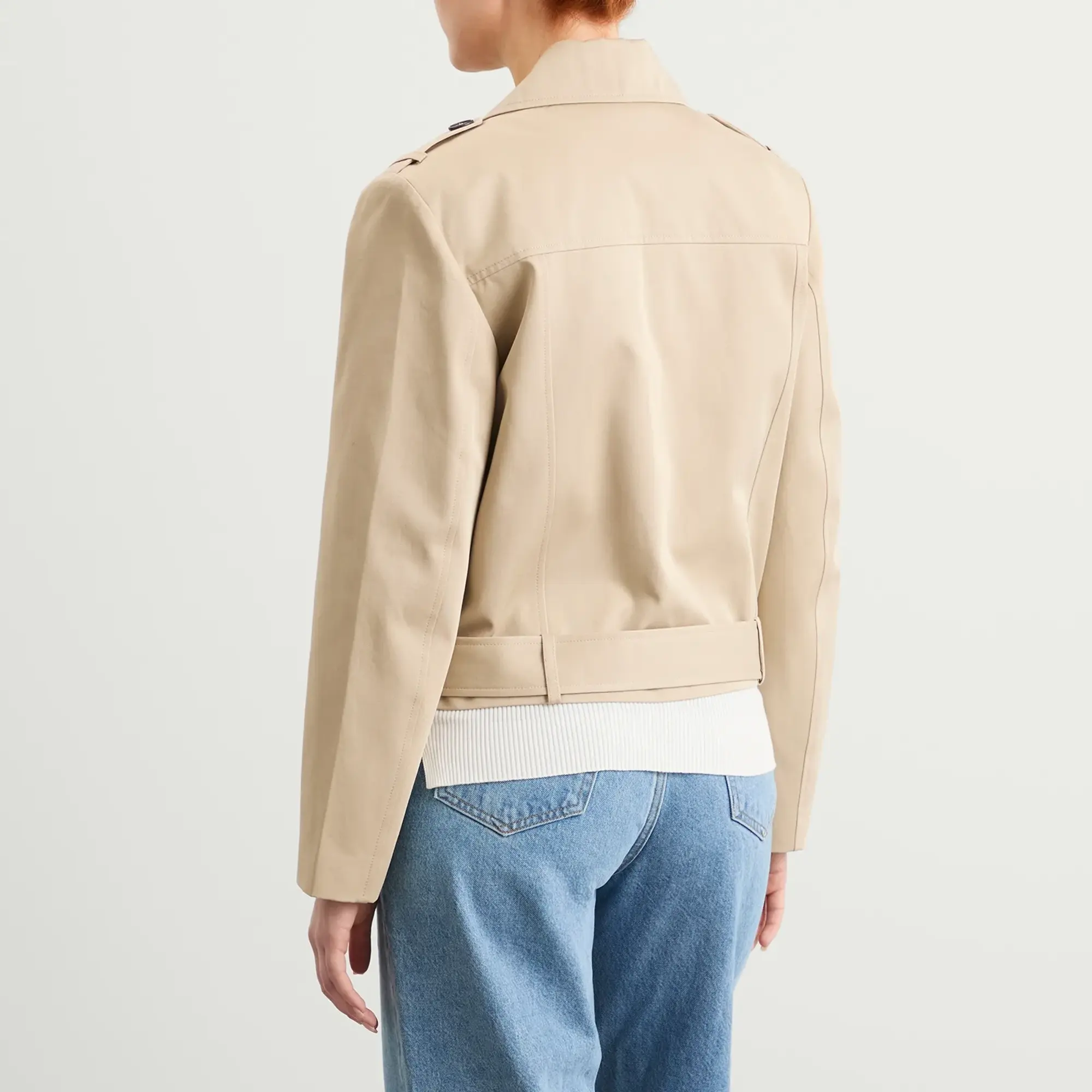 Anine Bing Women's Greer Trench Jacket Oatmeal