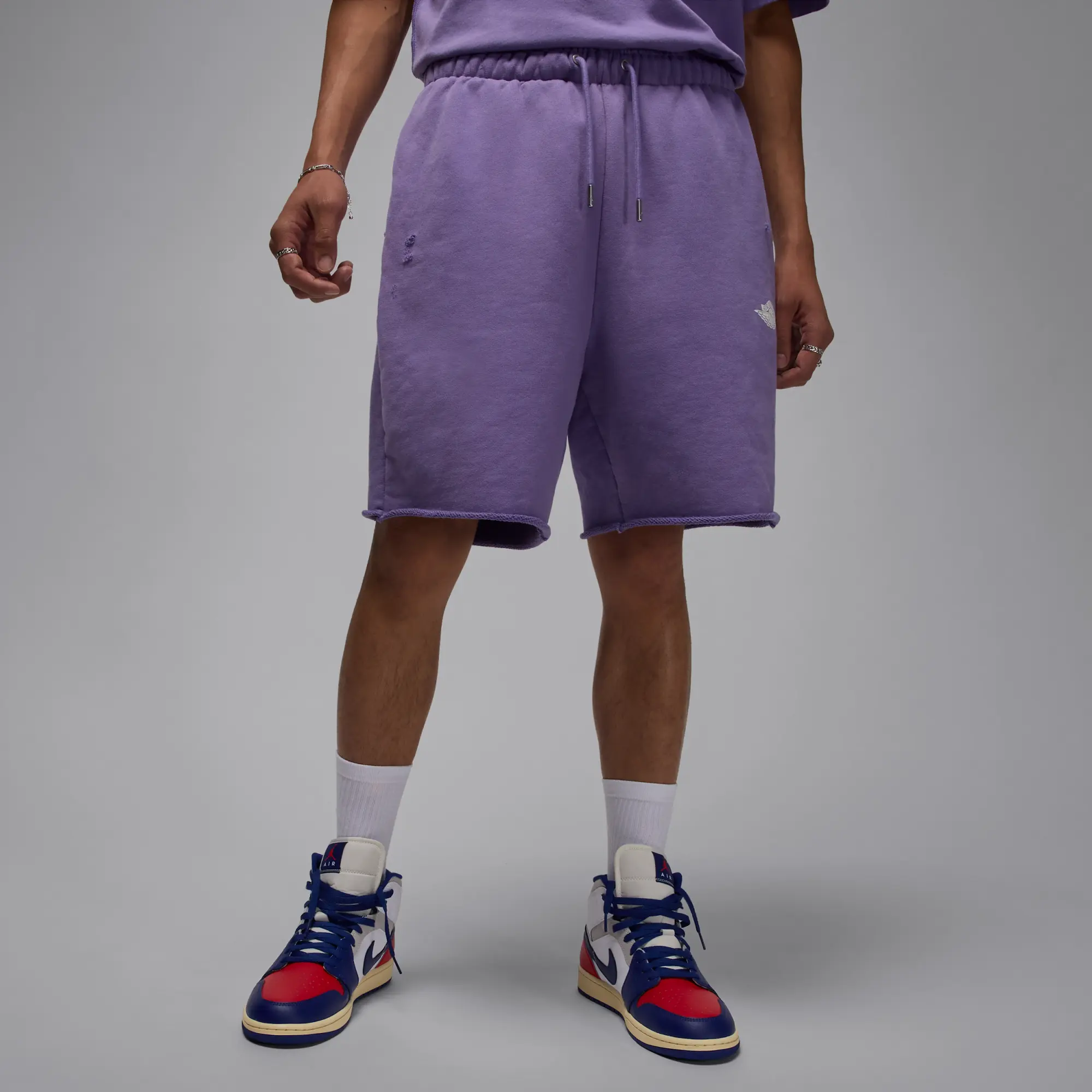 Nike Jordan Nike Air Jordan Rare Air Men's French Terry Shorts - Purple - Fleece