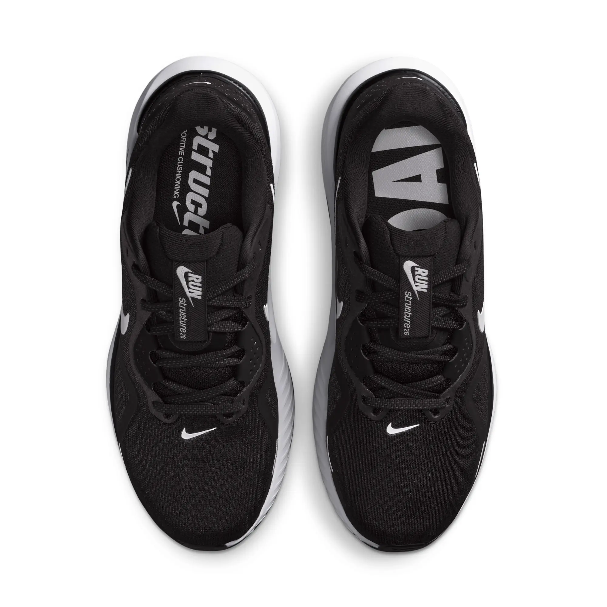 Nike Structure 26 Women's Road Running Shoes - Black