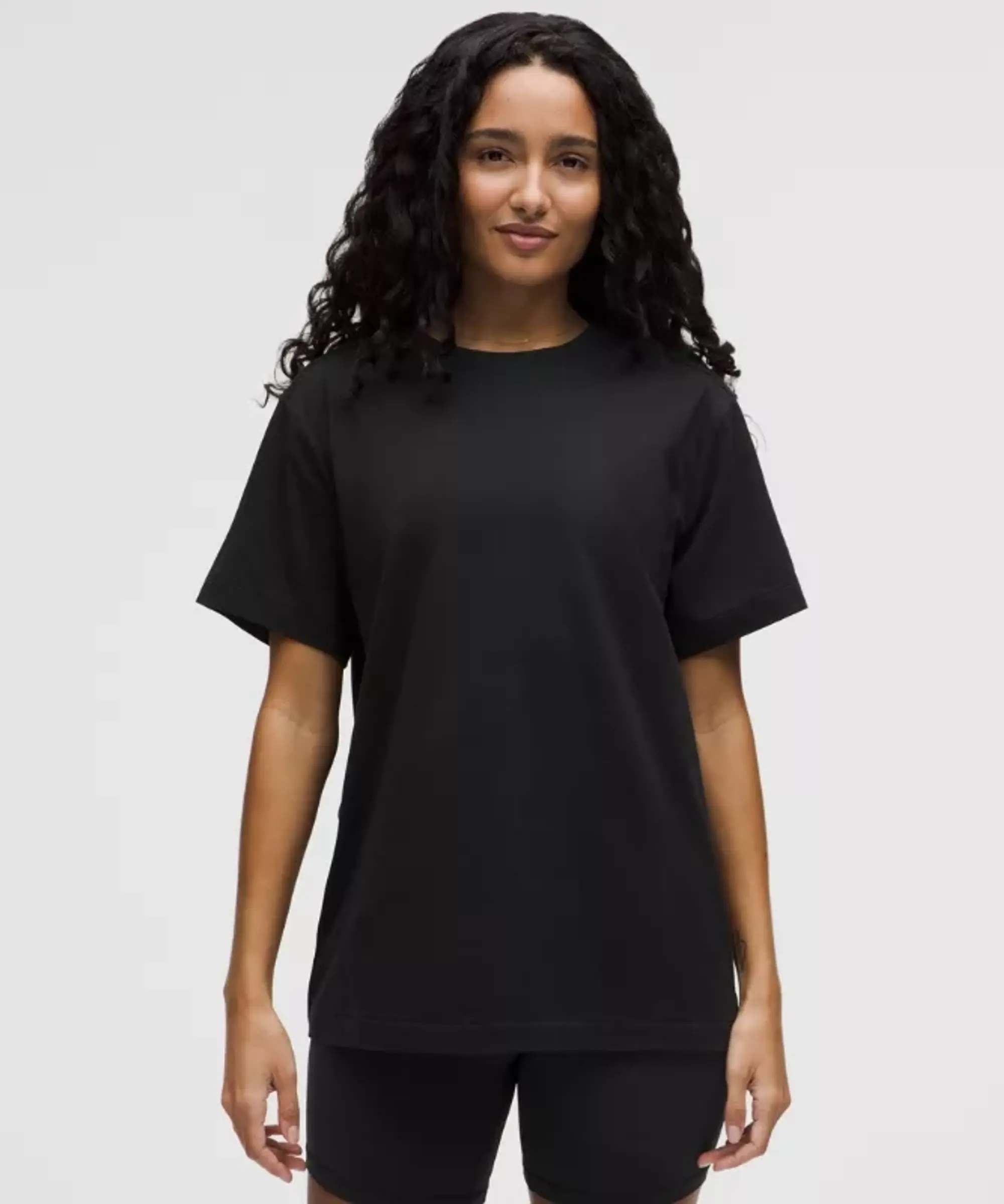 lululemon – Women's All Yours Organic Crewneck T-Shirt – Color Black – Size L