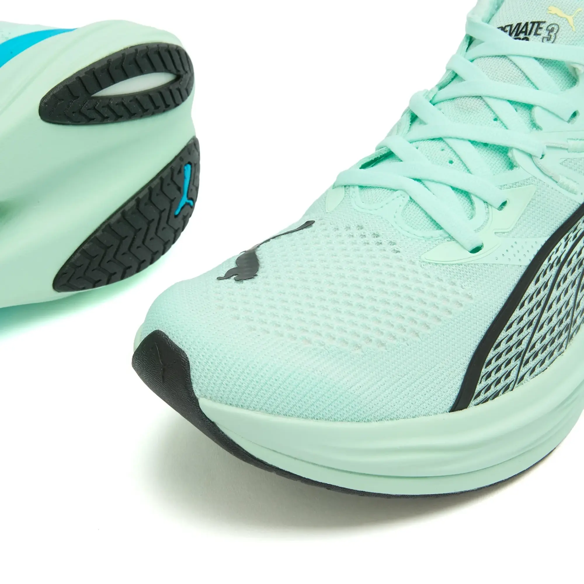Puma Deviate Nitro 3 Neutral Running Shoe Men - Mint, Blue