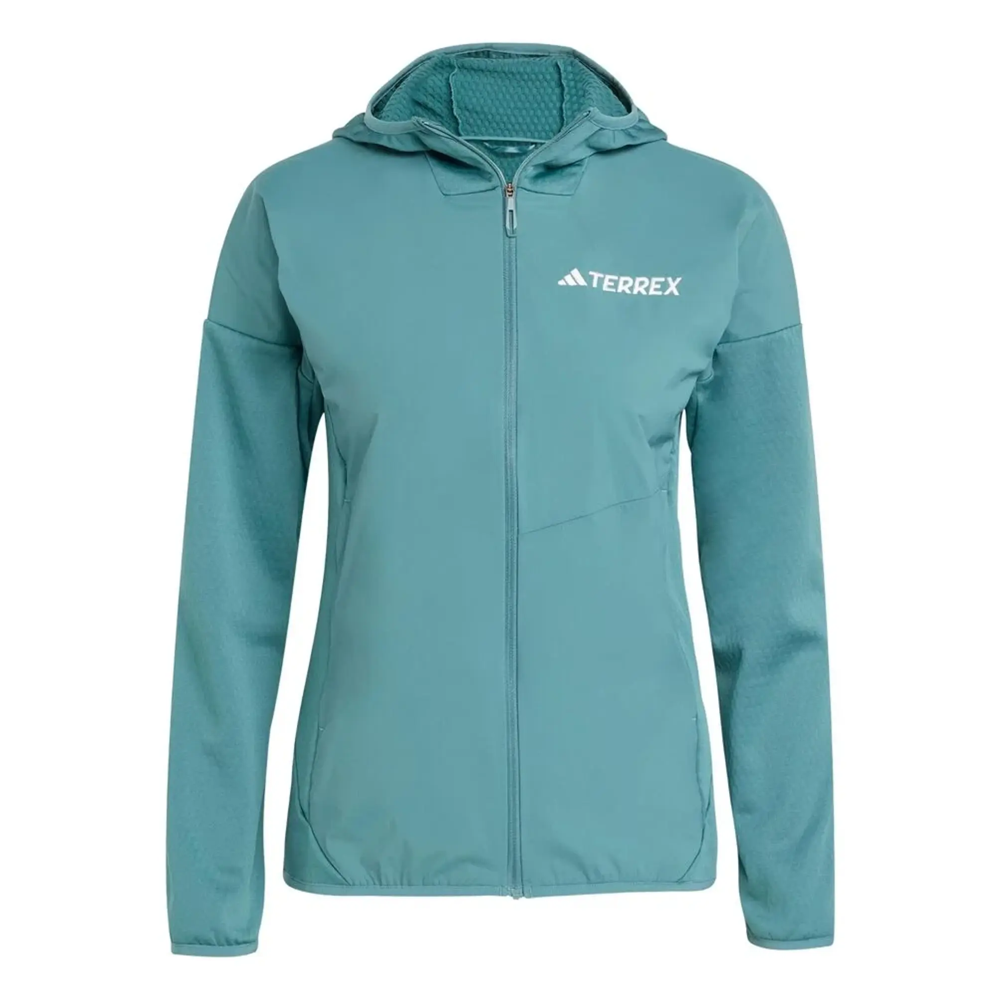 adidas Terrex XPR Wind Fleece Running Jacket Women - Dark Green