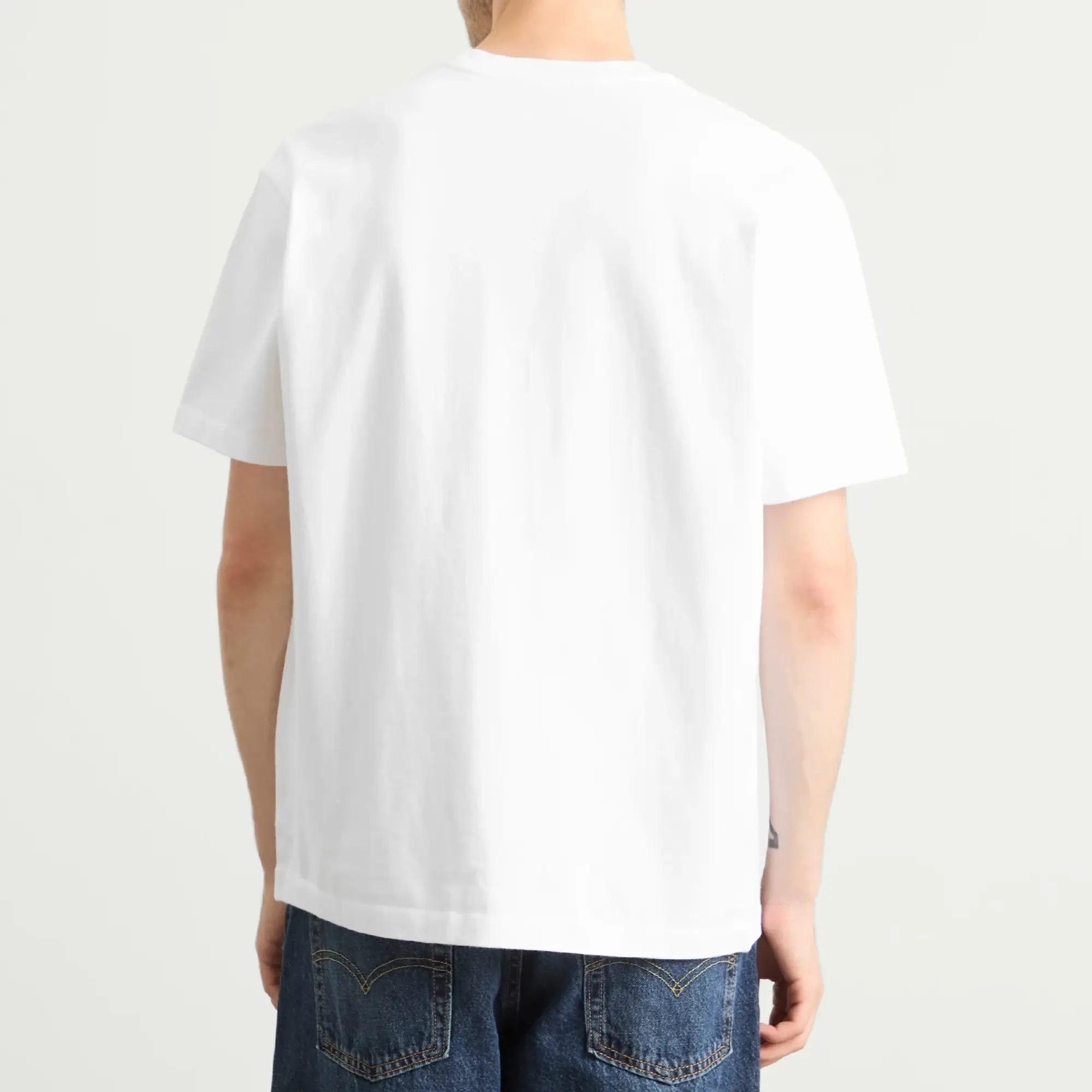 Levi's Men's Red Tab Excusive Heavyweight Pocket T-Shirt Bright White
