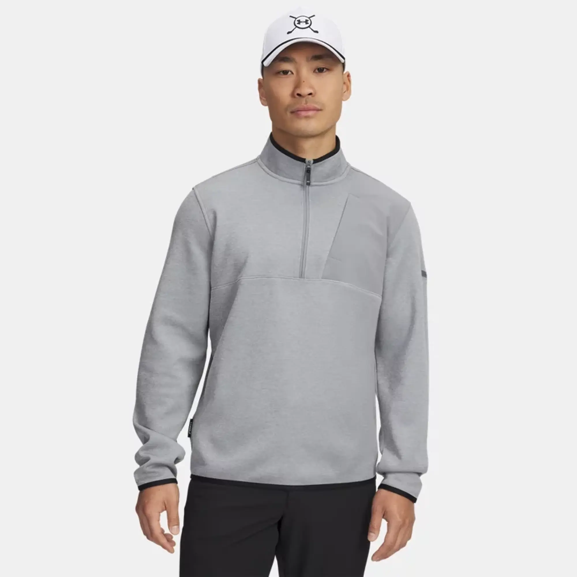 Under Armour  Drive SweaterFleece Men's ½ Zip Steel / Mod Gray / Steel L