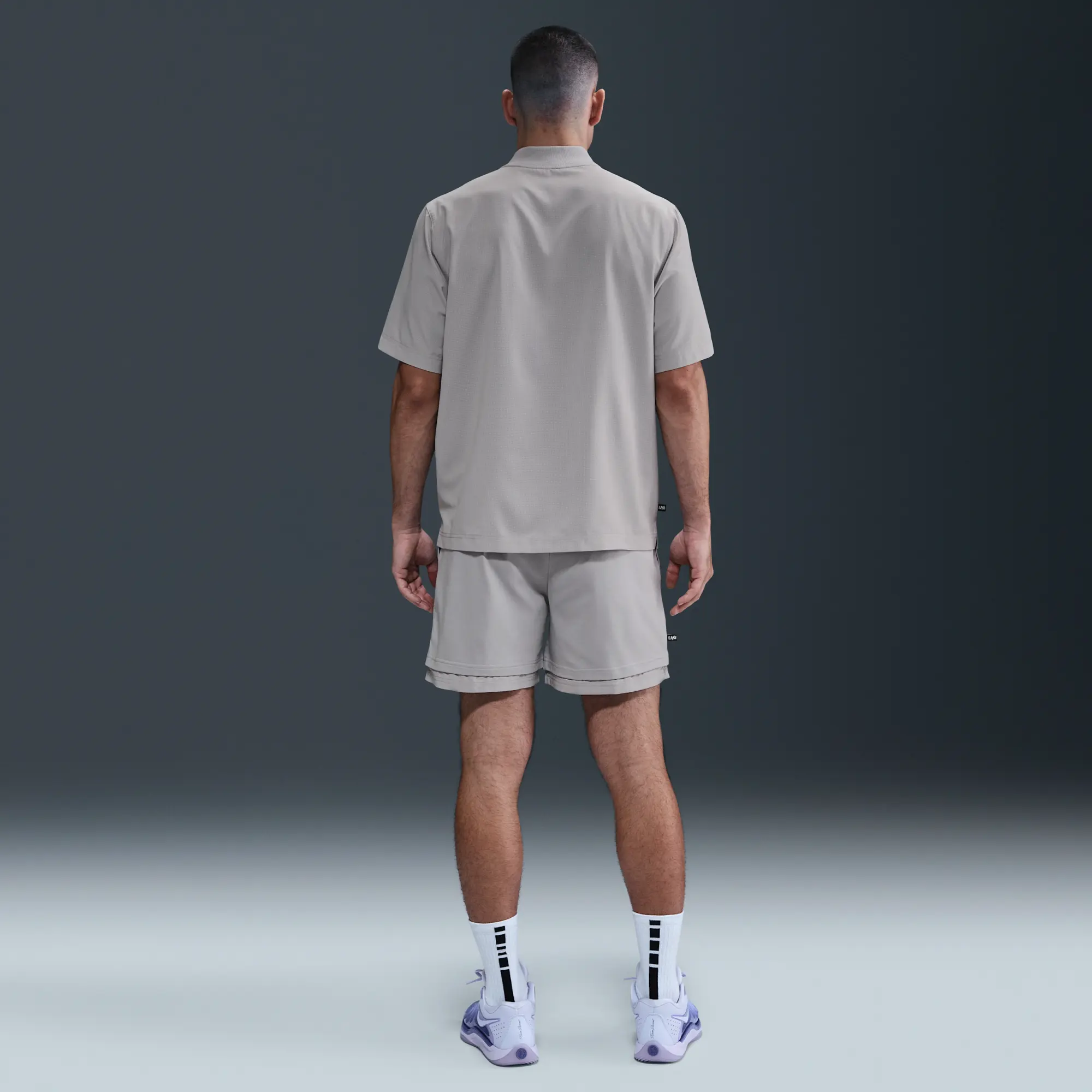 Nike Kevin Durant Men's Dri-FIT 15cm (approx.) Basketball Shorts - Grey - Cotton/Polyester