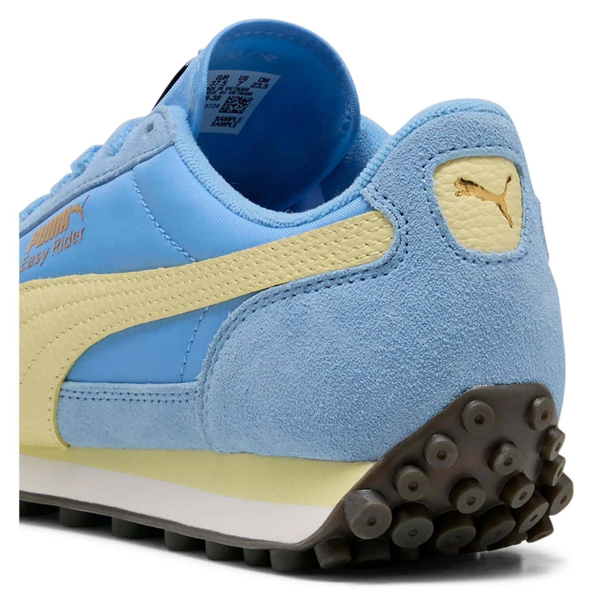 PUMA Easy Rider Vintage Sneakers Unisex, Light Blue/Gold Moon
