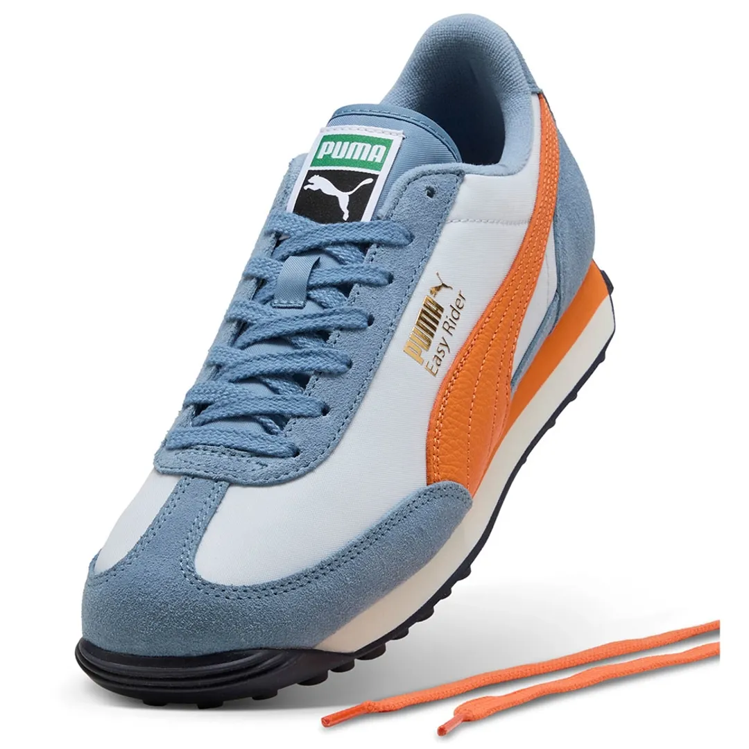 PUMA Easy Rider Vintage Sneakers Unisex, Silver Mist/Rickie Orange