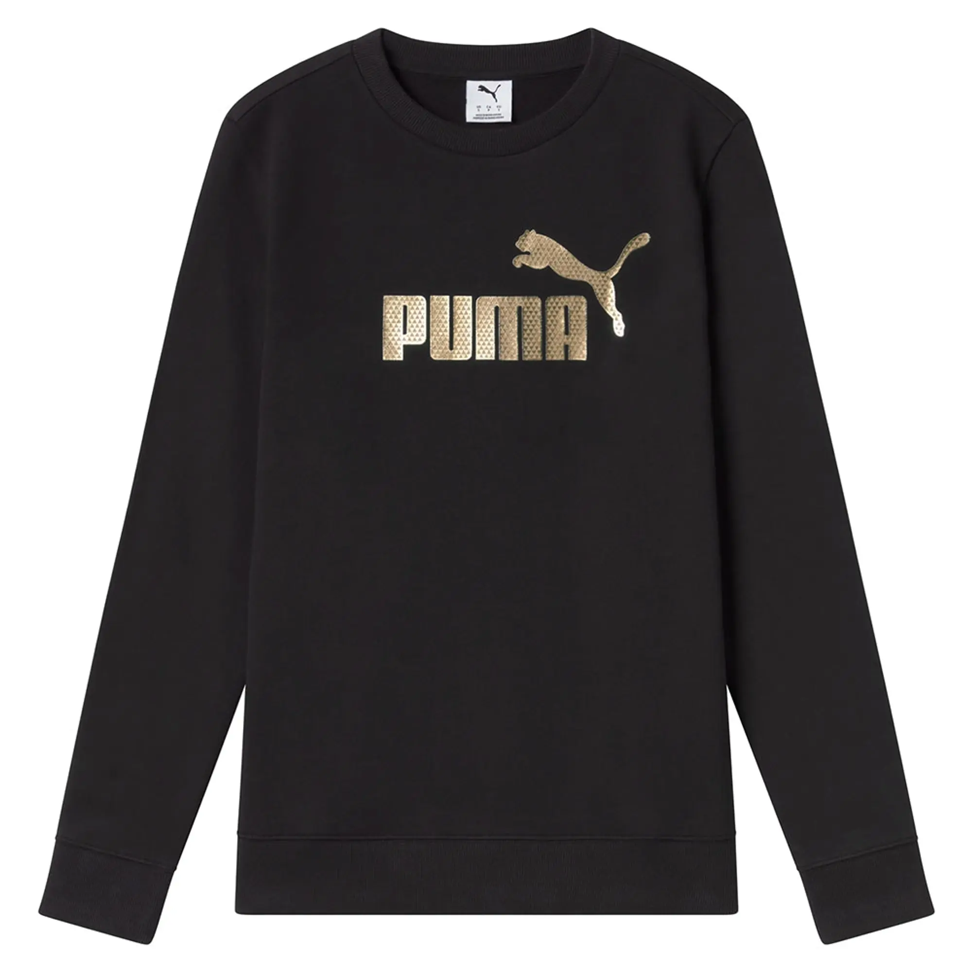 Puma Ess+ Textured Foil Big Logo Sweatshirt