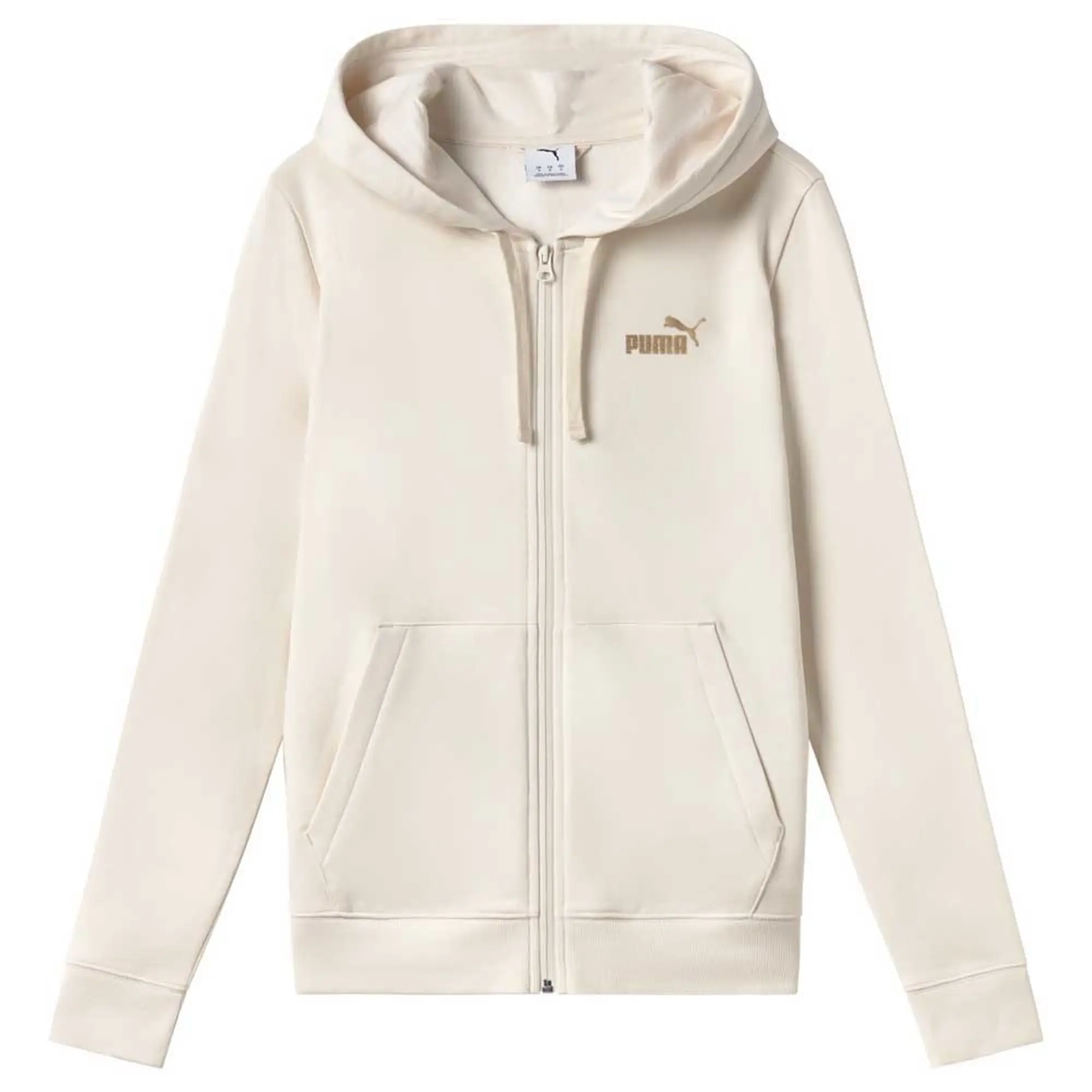 Puma Essentials+ Textured Foil Full Zip Sweatshirt