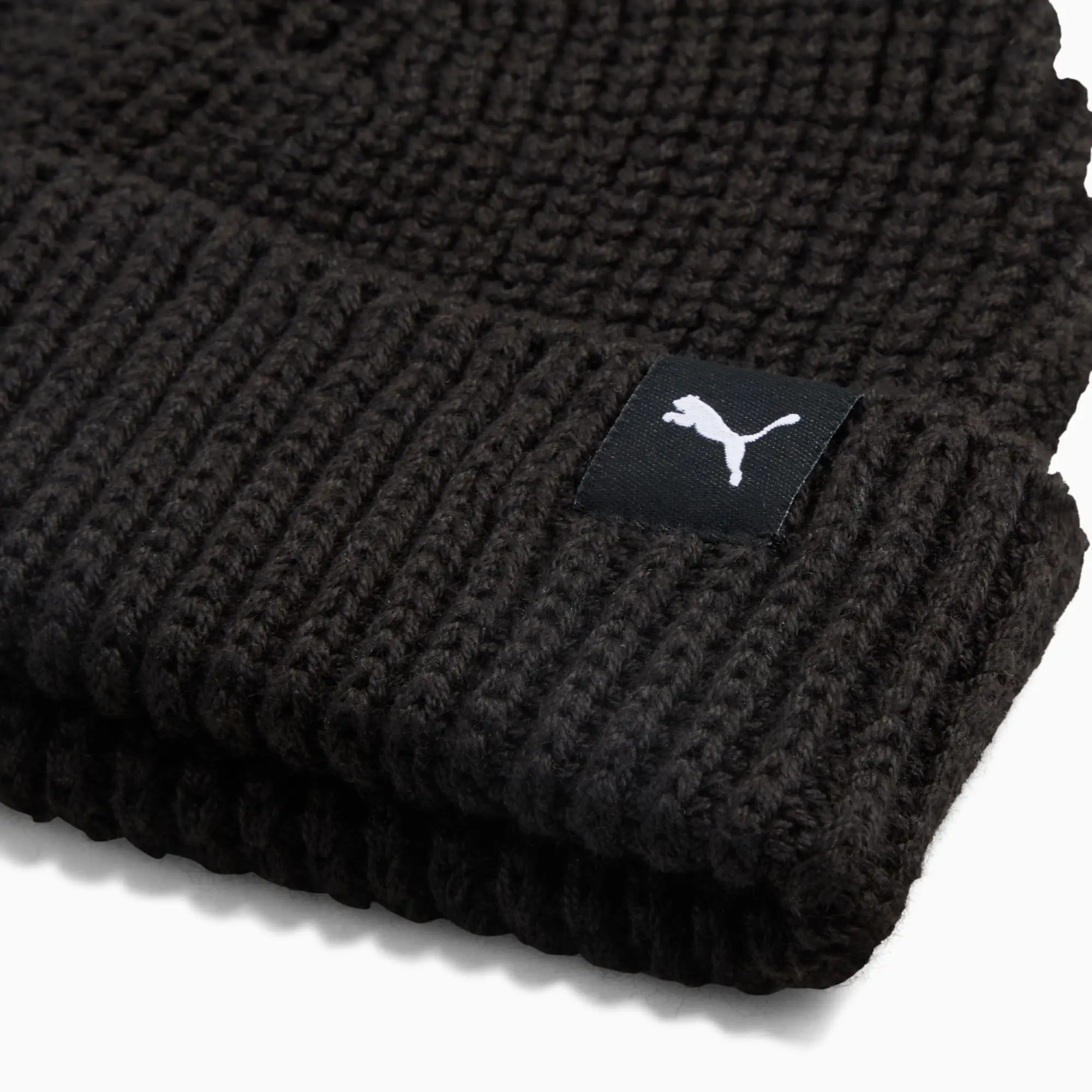 PUMA Mini Fisherman Beanie Hat, Black