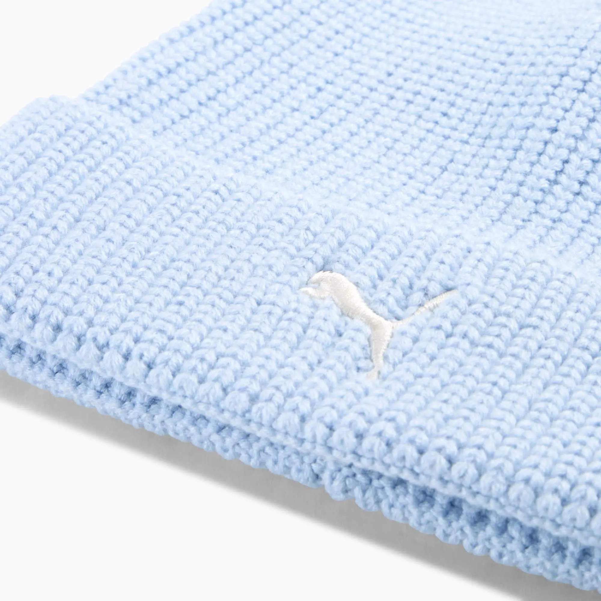 PUMA Premium Essentials High Crown Beanie Hat, Haute Tropic