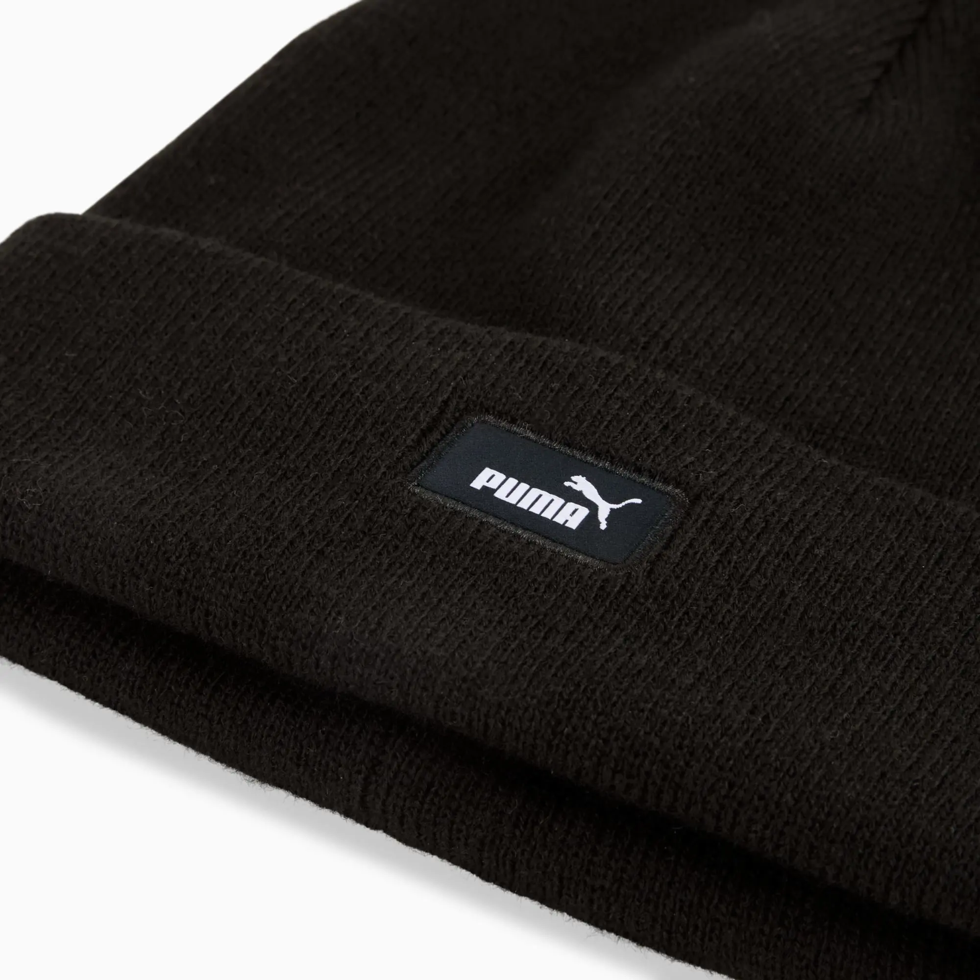 PUMA Essentials Mid Crown Beanie Hat, Black