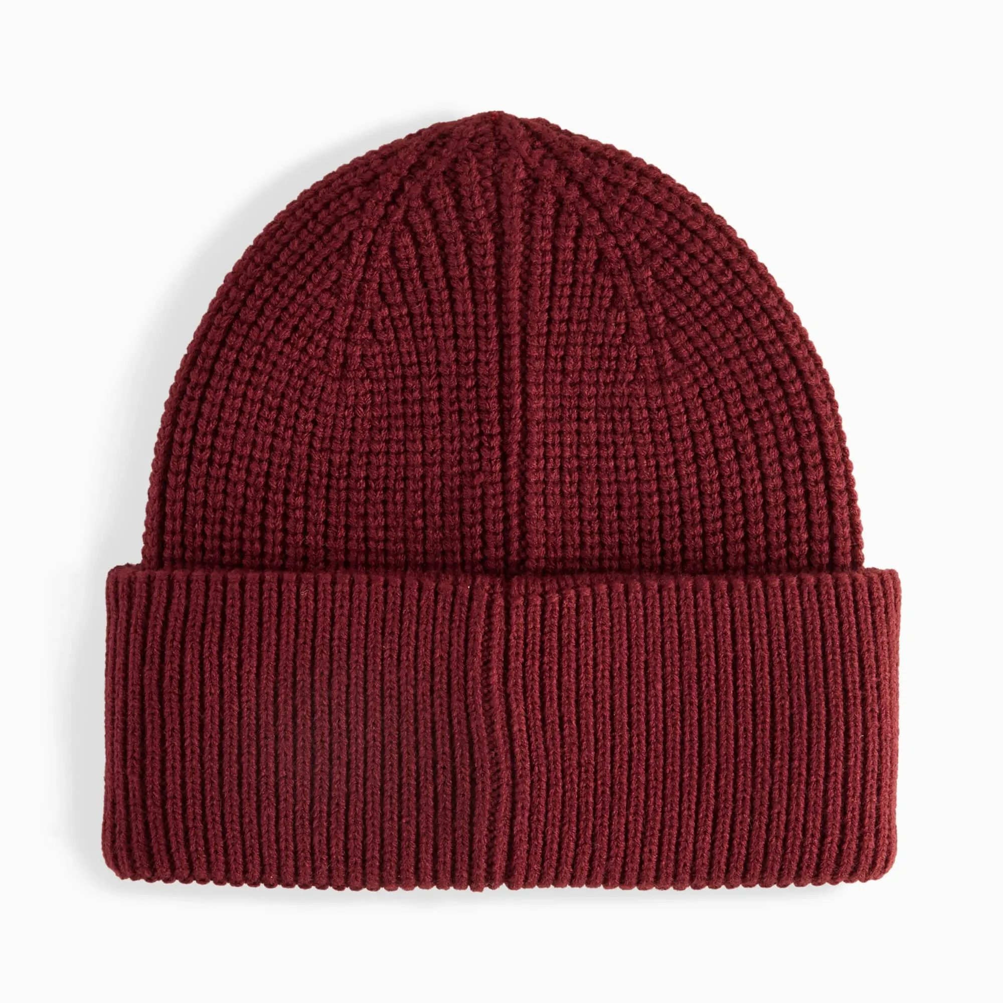 PUMA Wardrobe Essentials Chunky Mid Crown Beanie Hat, Ruby Shimmer