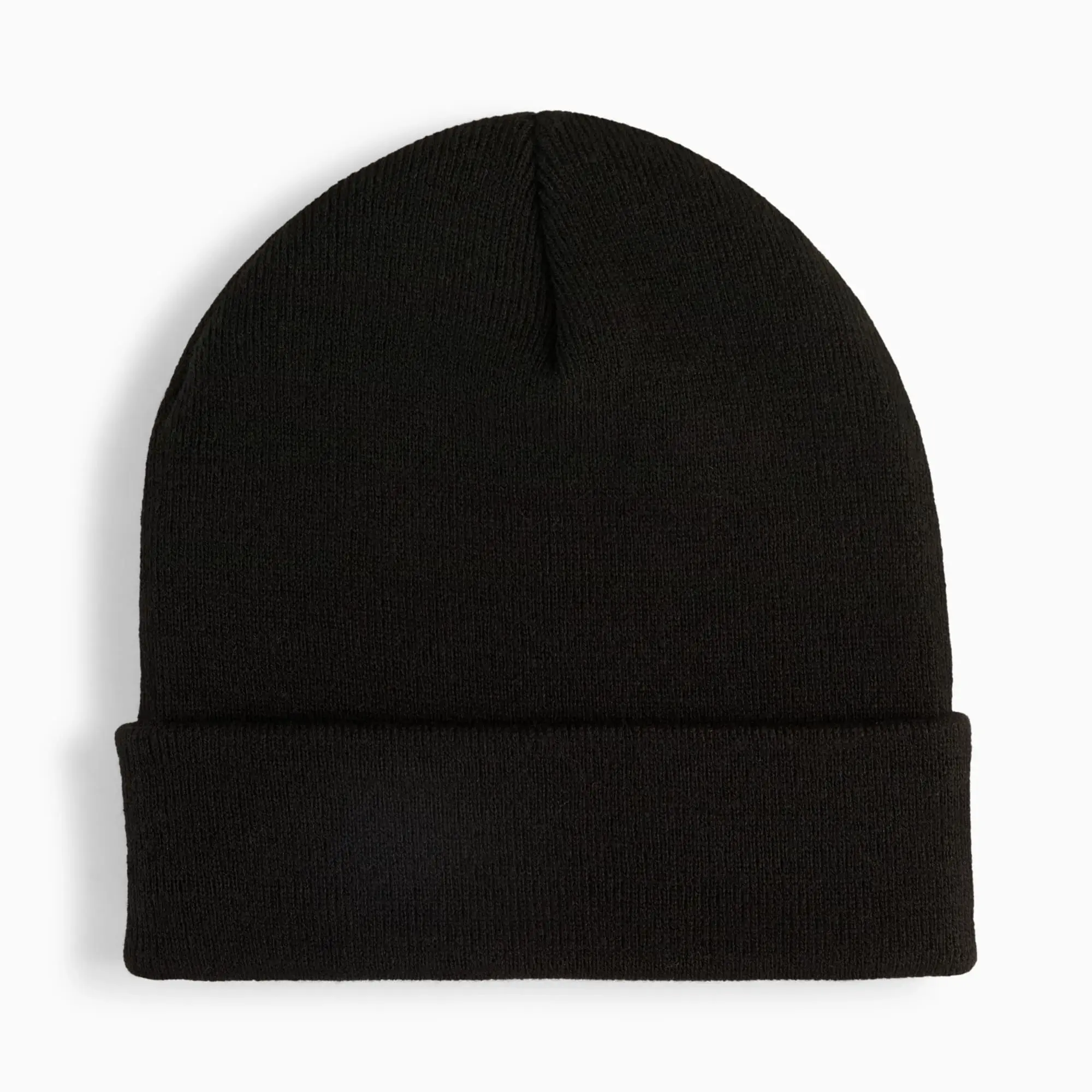 Metal PUMA Cat High Crown Beanie Hat, Black