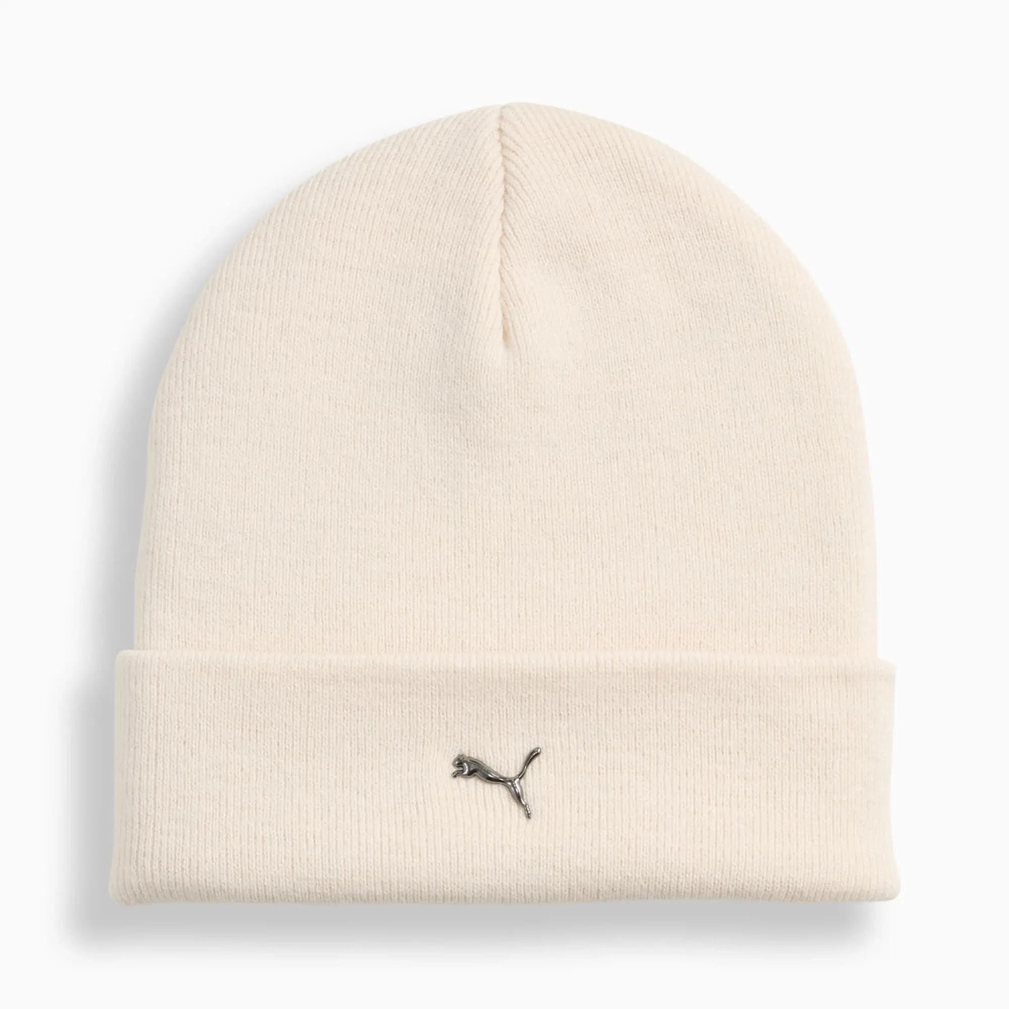 Metal PUMA Cat High Crown Beanie Hat, Alpine Snow