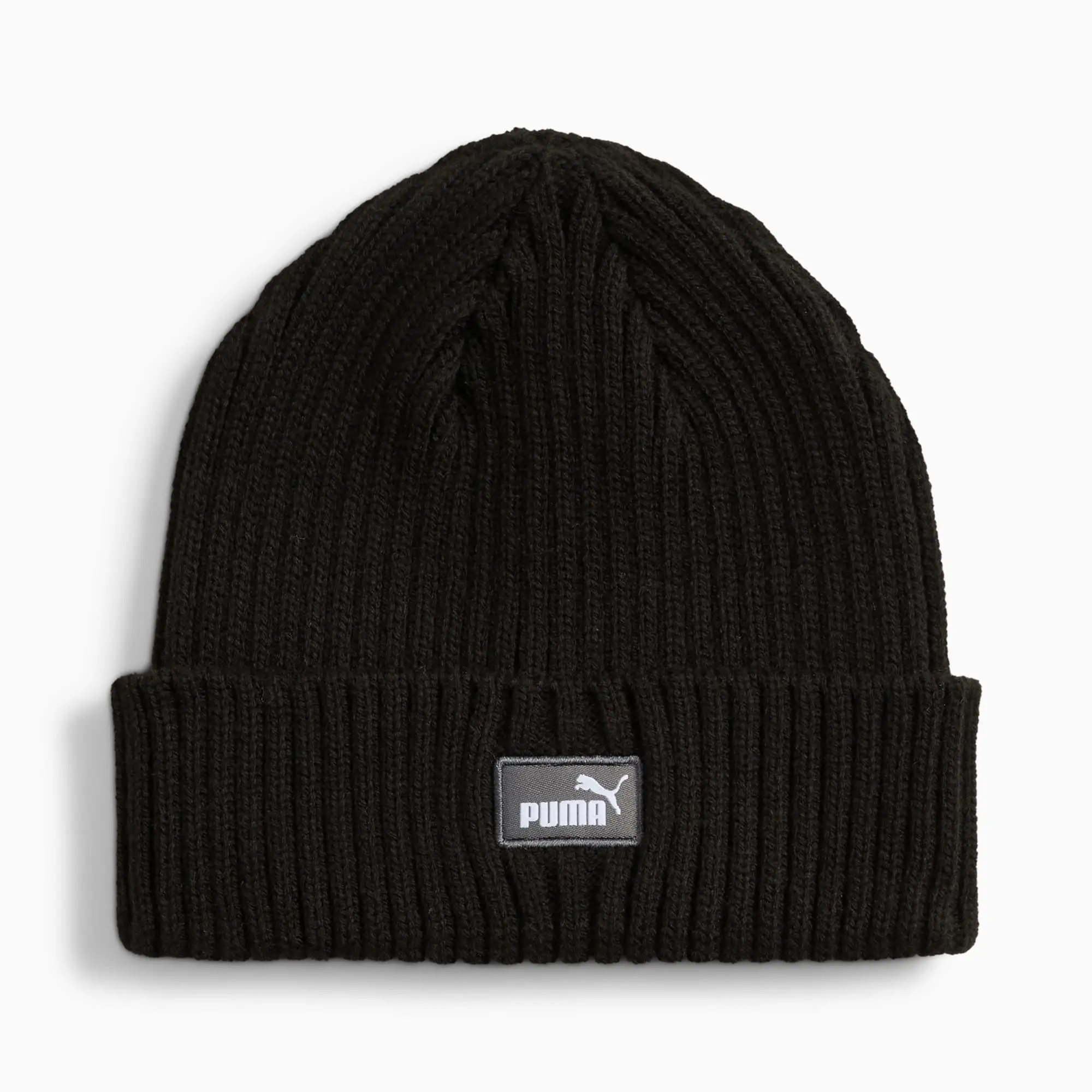 PUMA Classic Low Crown Beanie Hat Youth, Black, size KIDS